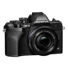 Olympus OM-D E-M10 Mark IV Set + 14-42 Pancake Zoom nero