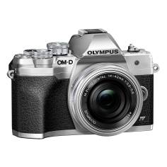 Olympus OM-D E-M10 Mark IV Kit + 14-42 Pancake Zoom silber