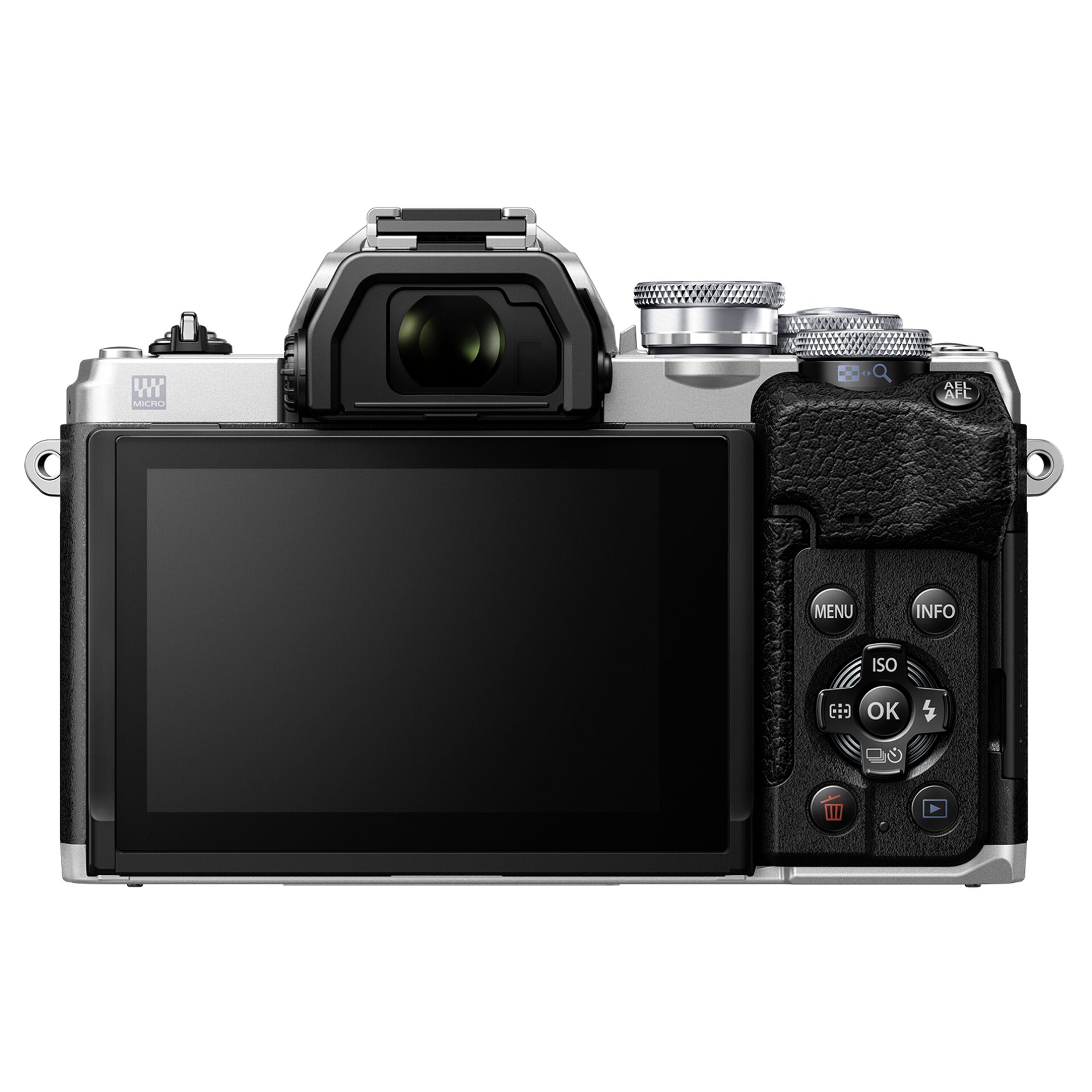 Olympus OM-D E-M10 Mark IV Kit + 14-42 Pancake Zoom silber