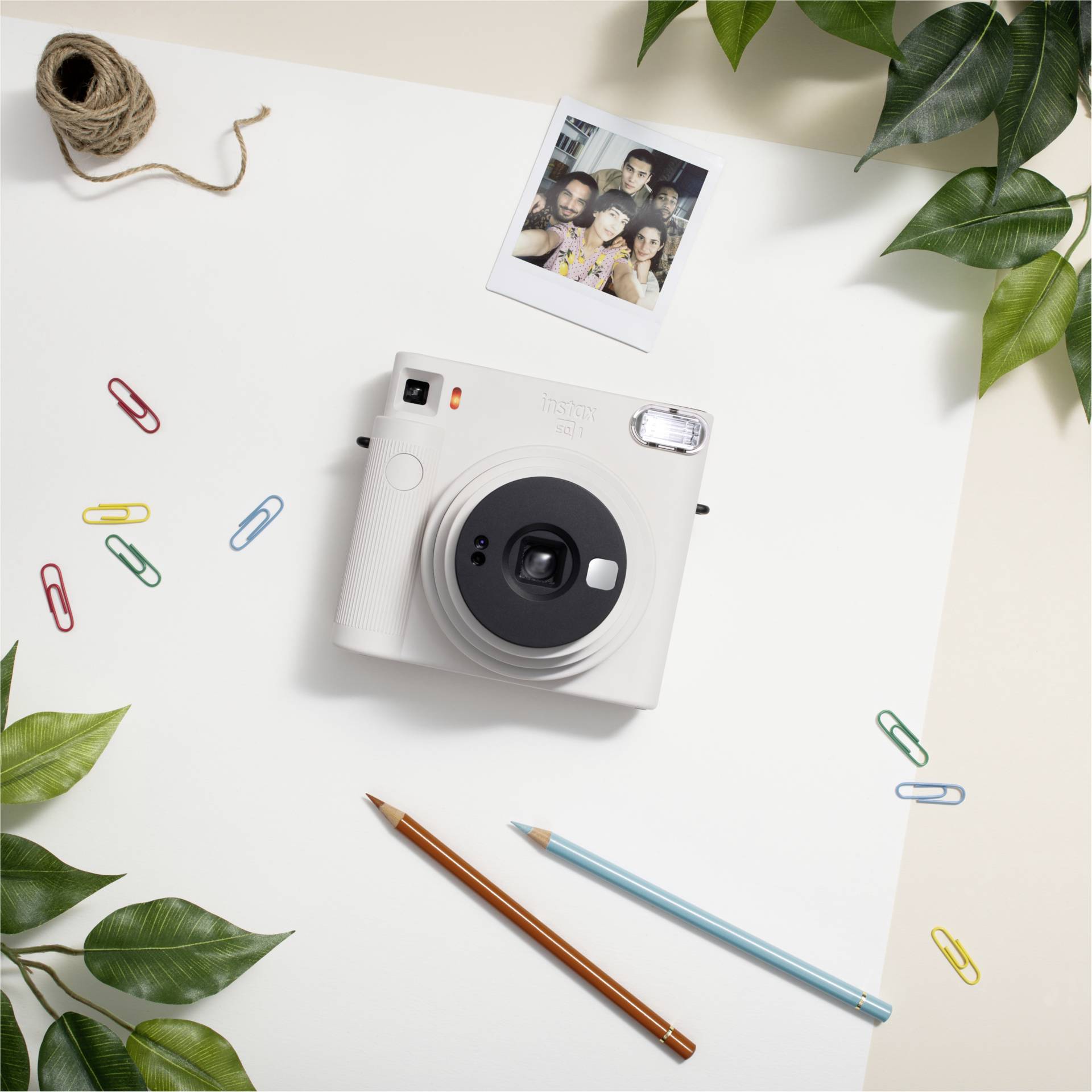 Fujifilm instax SQUARE SQ 1 chalk bianco