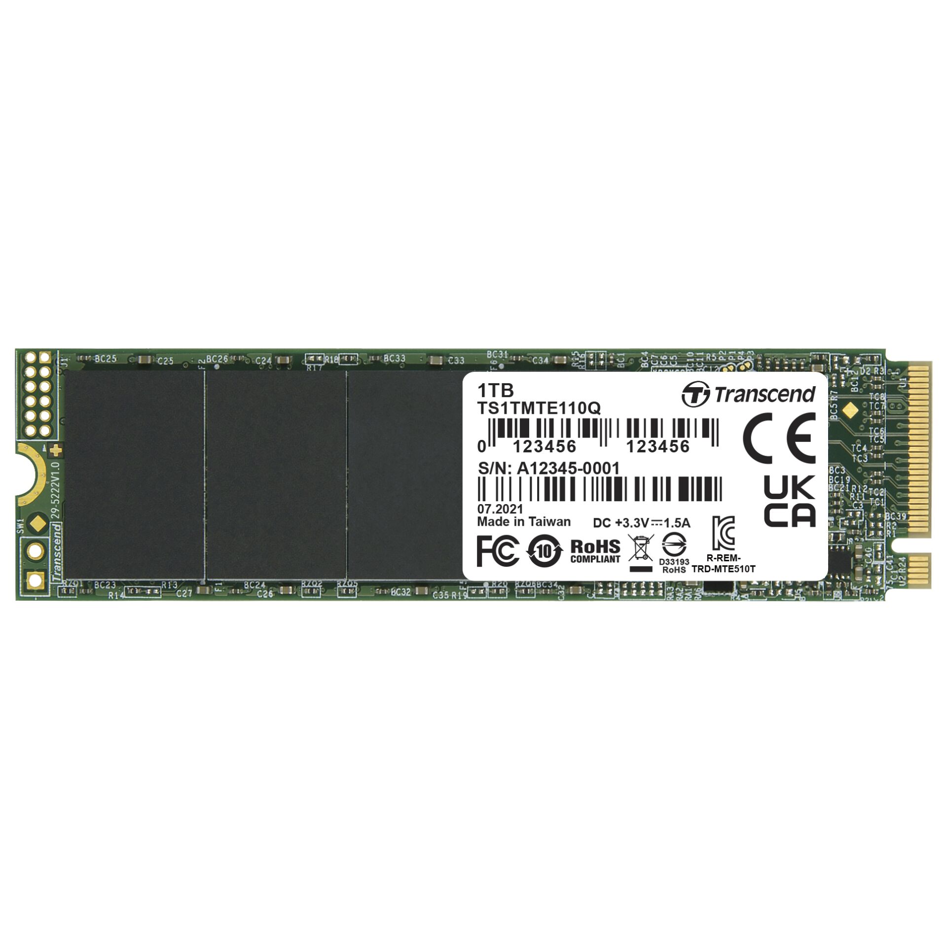 Transcend SSD MTE110Q        1TB NVMe PCIe Gen3 x4