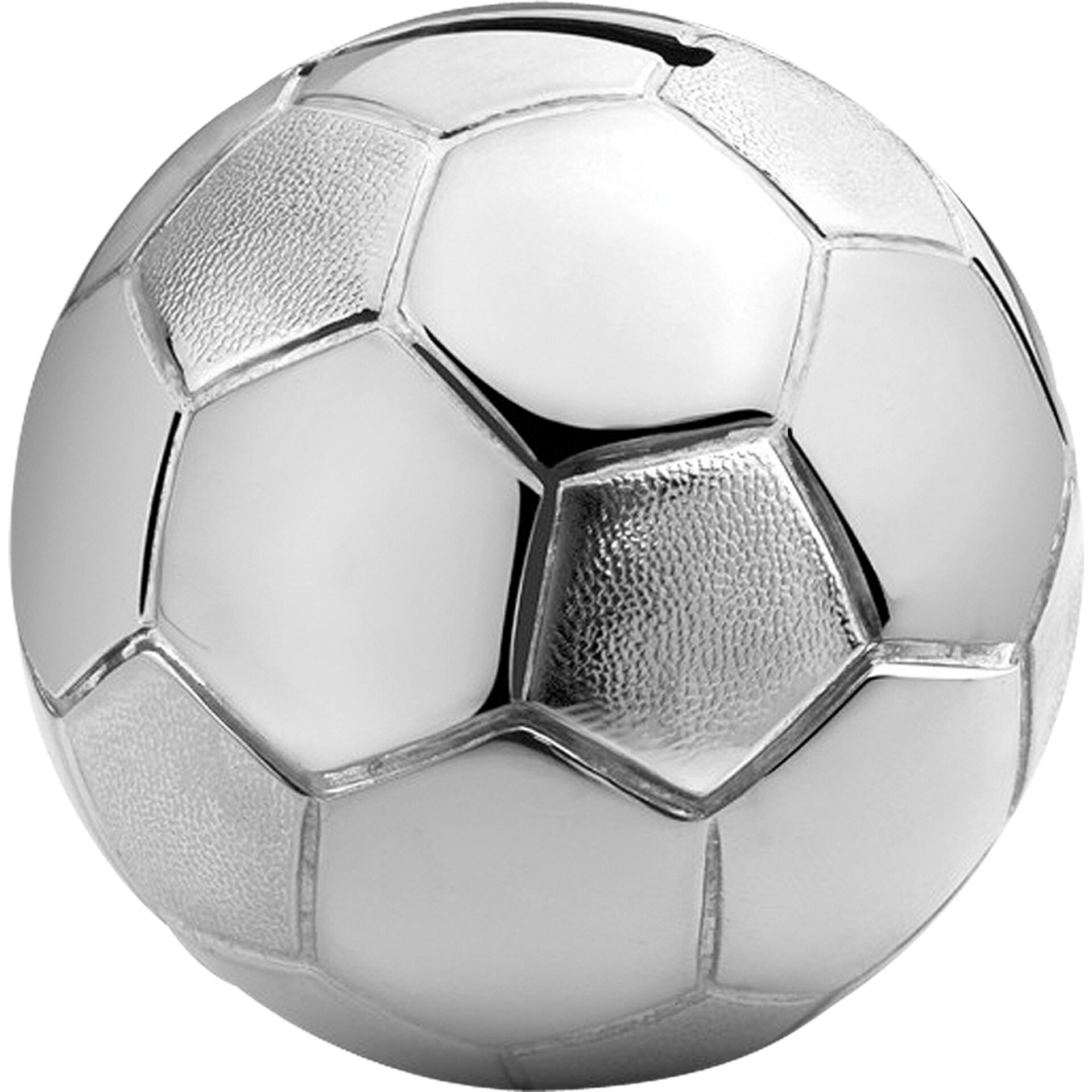 Zilverstad Savings Box Fußball Silver plated,lacquered A6007