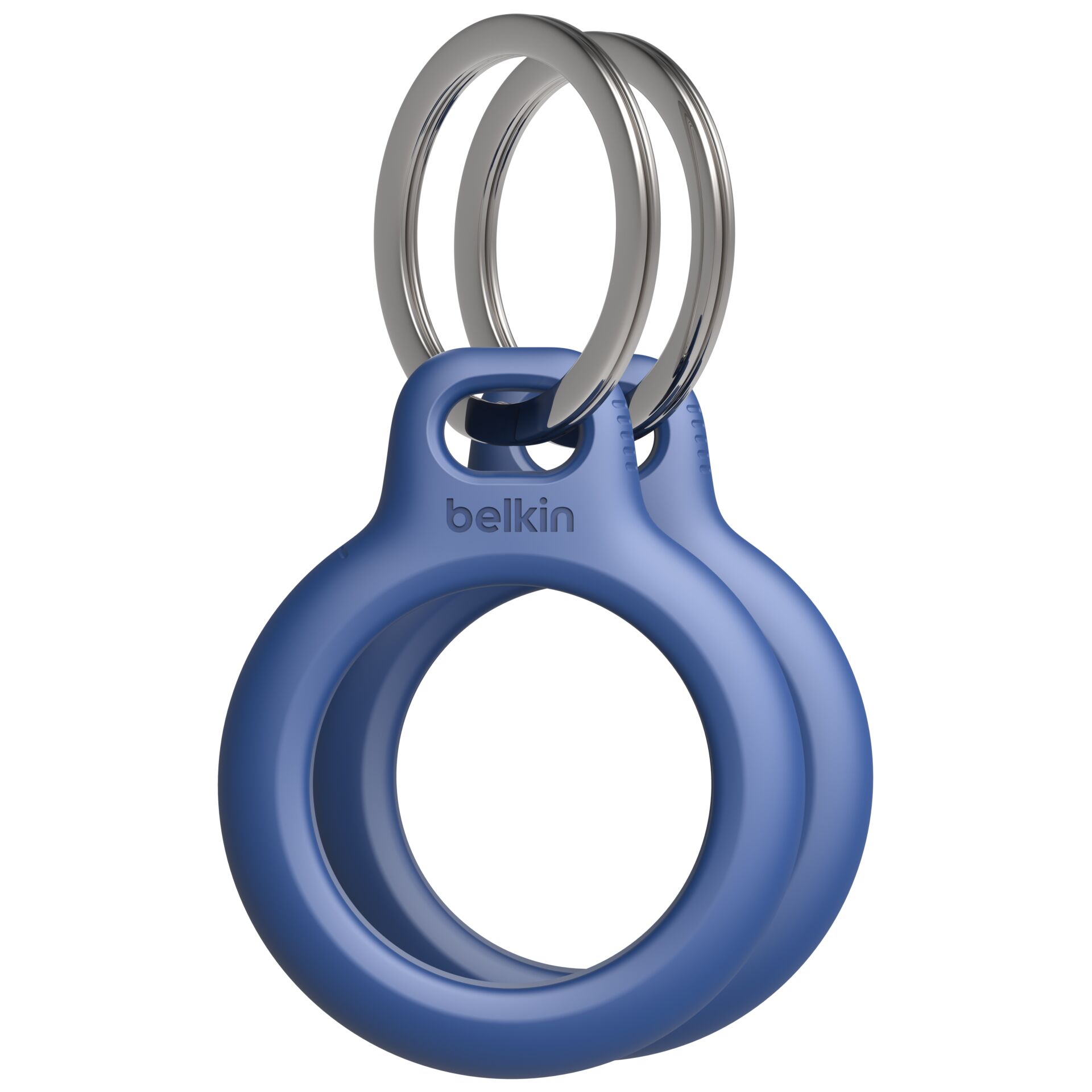 1x2 Belkin Key Ring for Apple AirTag, blue MSC002btBL