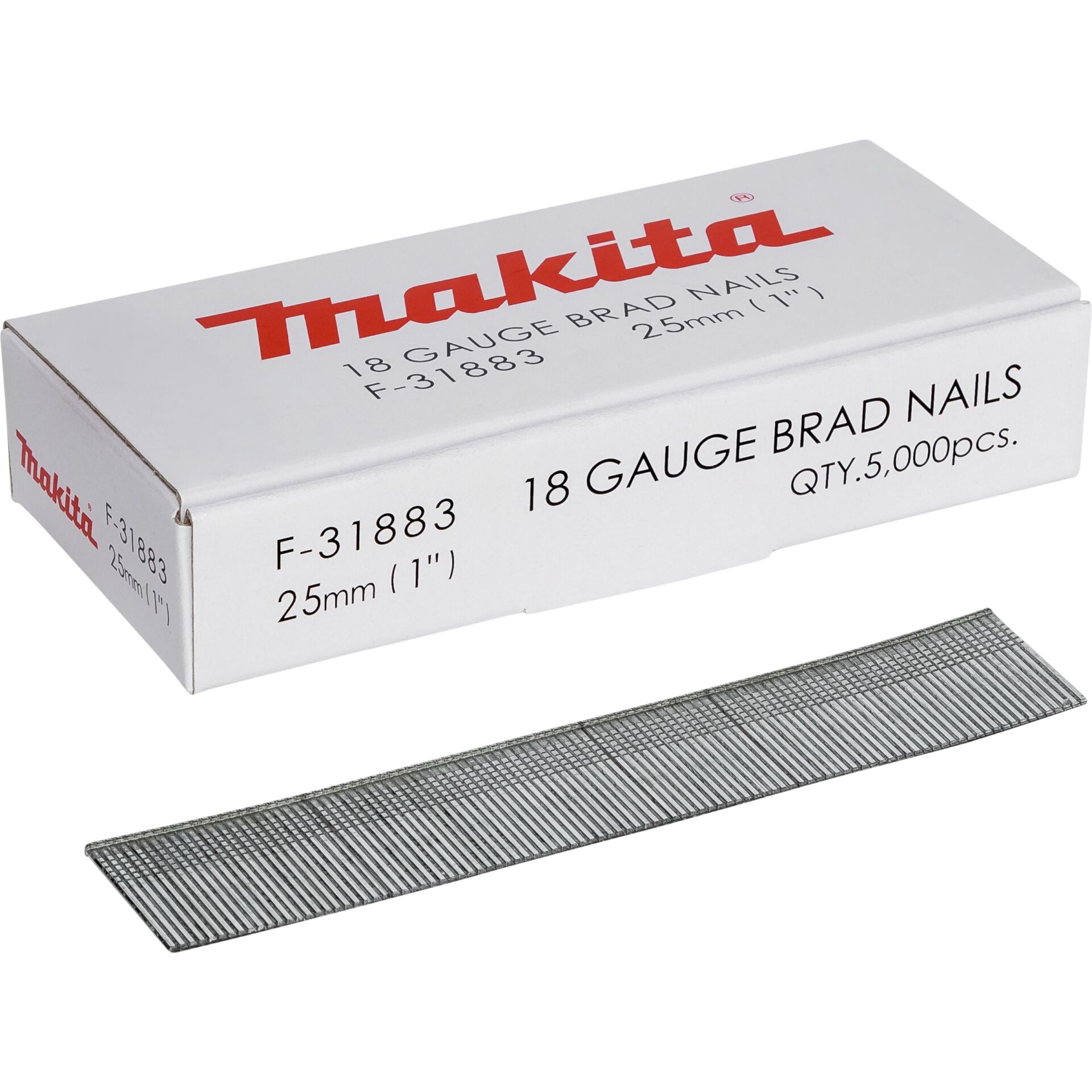 Makita Gauge Brad Nails 1,2x25mm F-31883  5000 pcs.