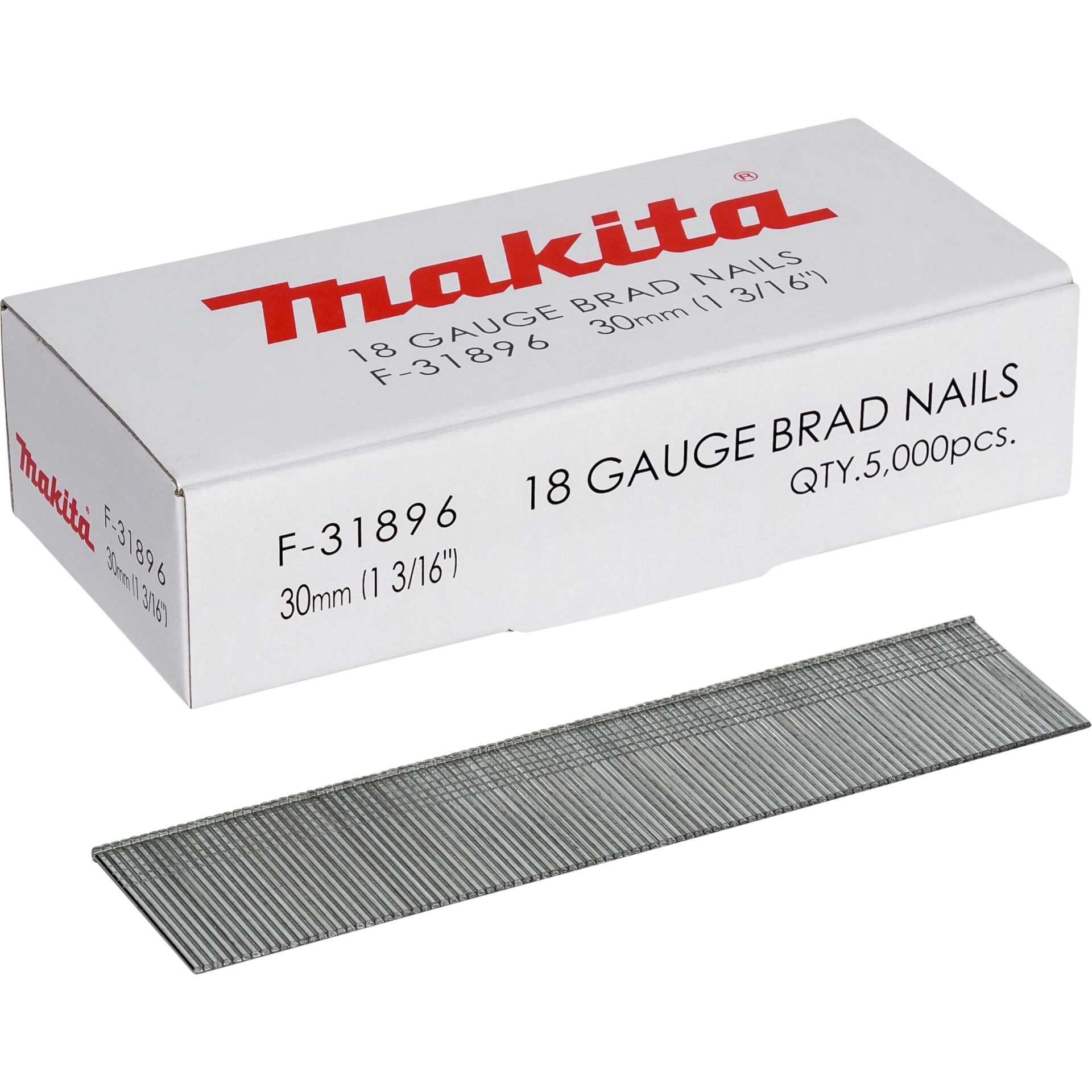 Makita Gauge Brad Nails 1,2x30mm F-31896  5000 pcs.