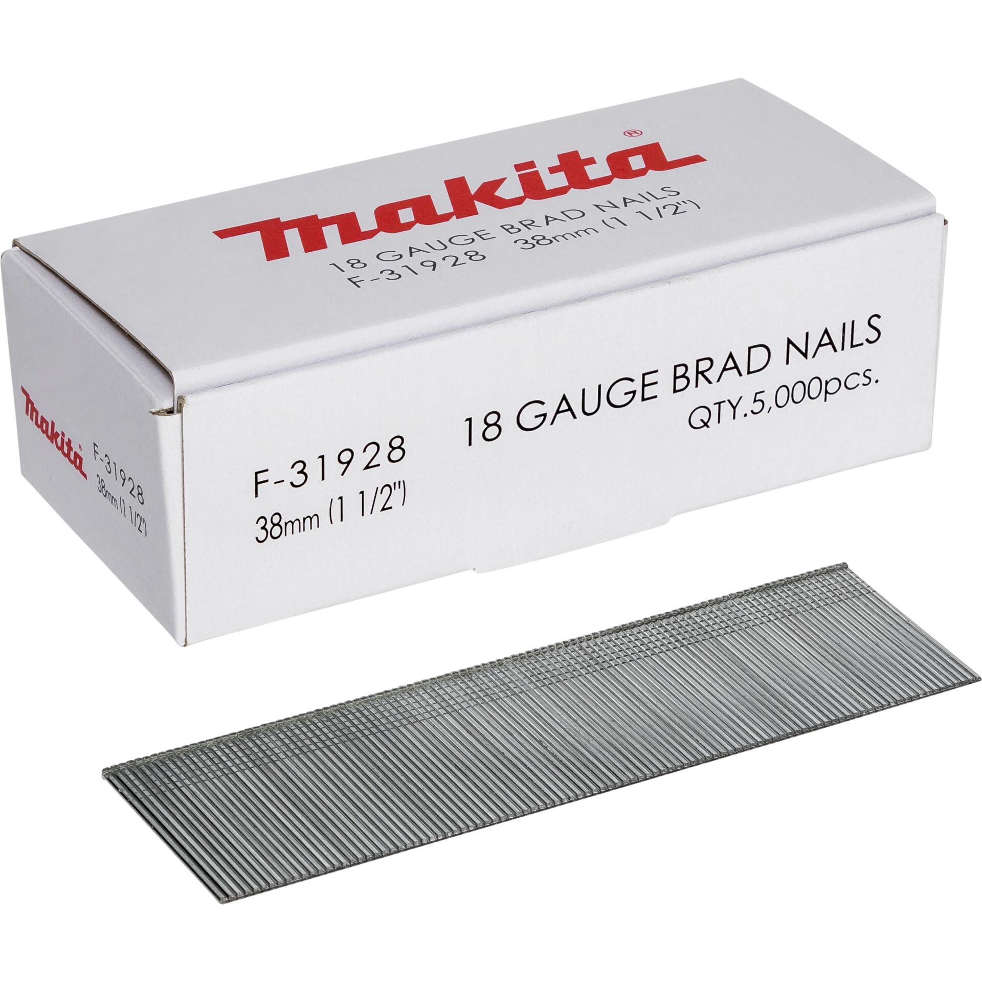 Makita Gauge Brad Nails 1,2x38mm F-31928  5000 pcs.