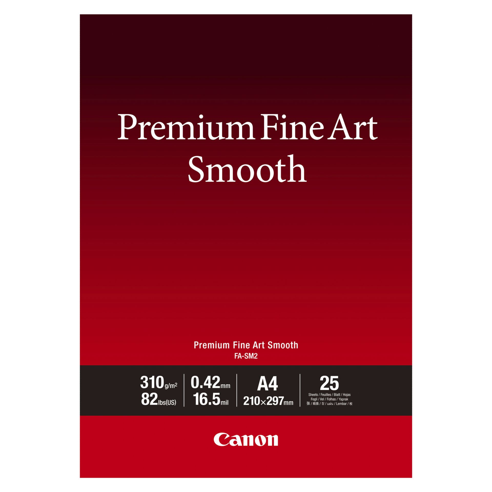 Canon FA-SM 2 Premium FineArt Smooth A 4, 25 Sheet, 310 g