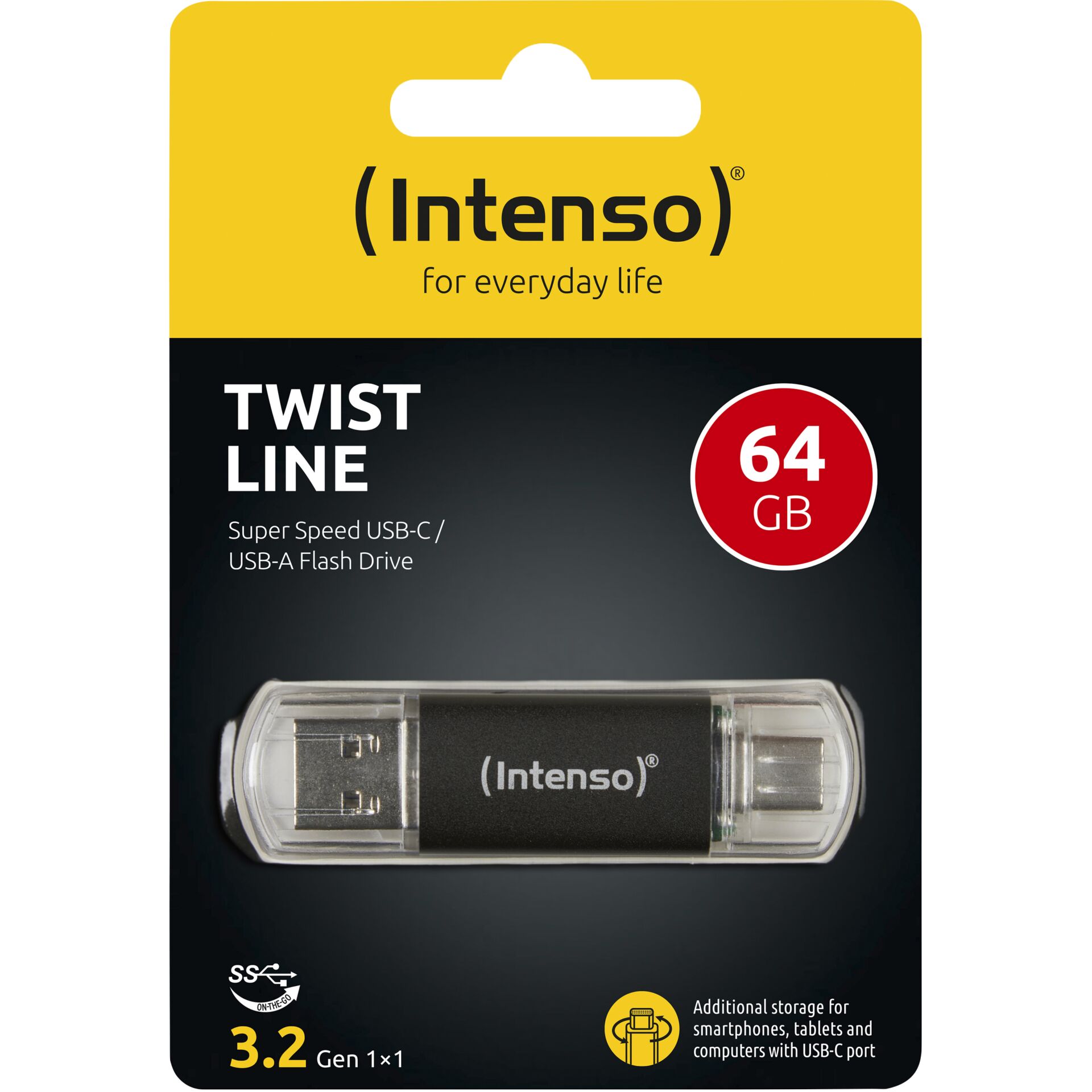 Intenso Twist Line Type-C   64GB USB Stick 3.2