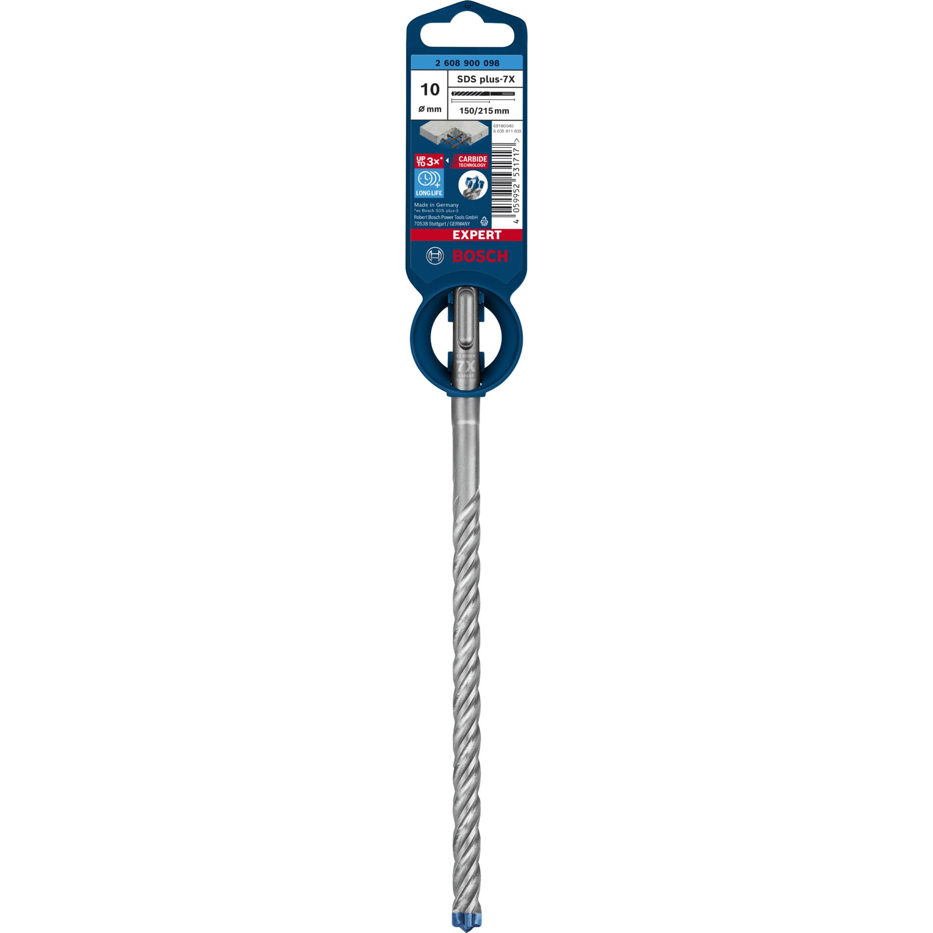Bosch EXPERT Hammerbohrer SDS plus-7X 10x150x215mm