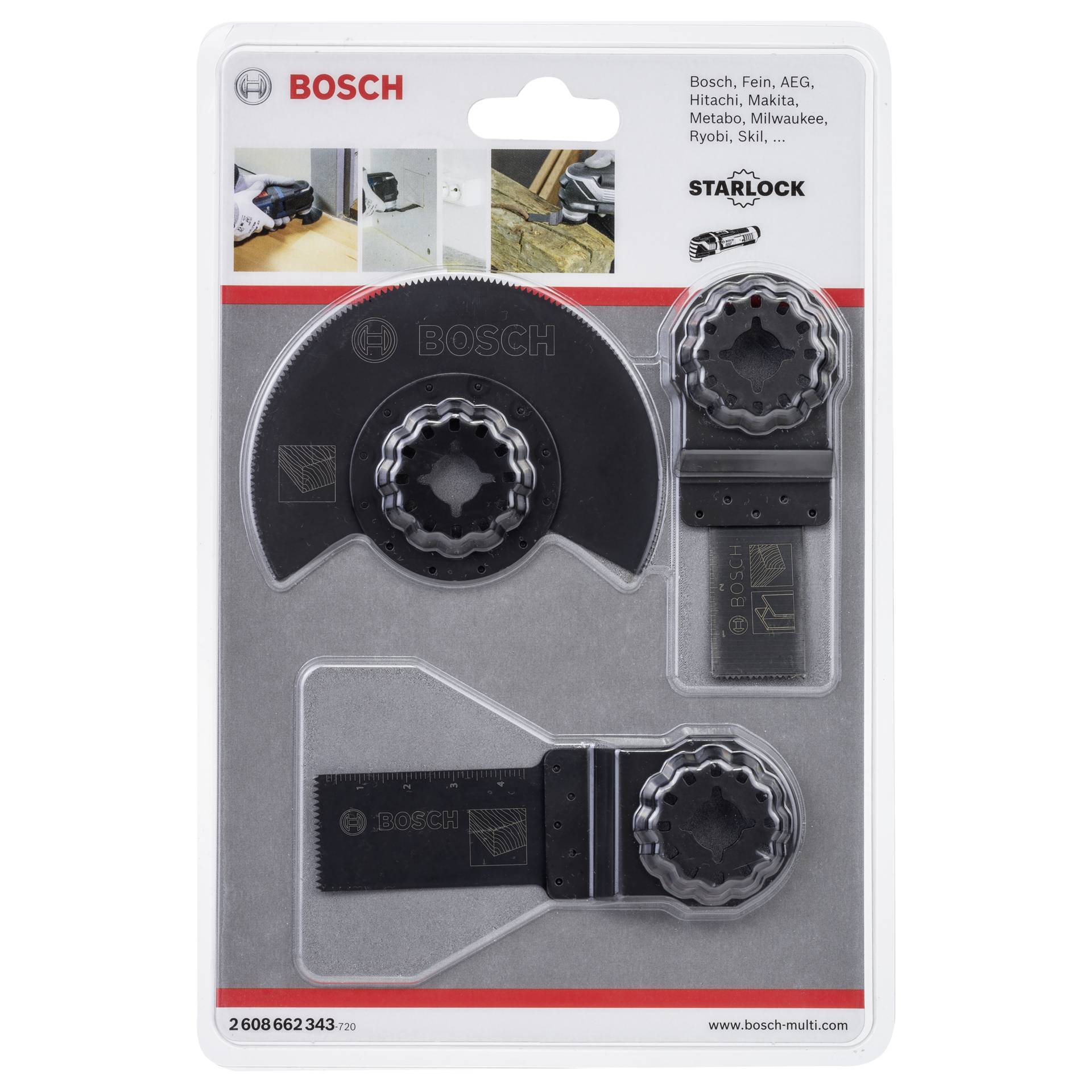 Bosch GOP Basic-Wood-Set 3-pcs. Starlock