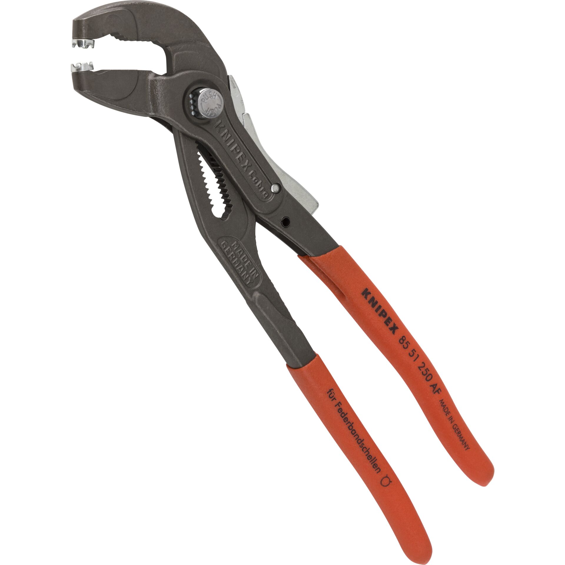 Knipex pinza per fascette elastiche con fermo di blocco