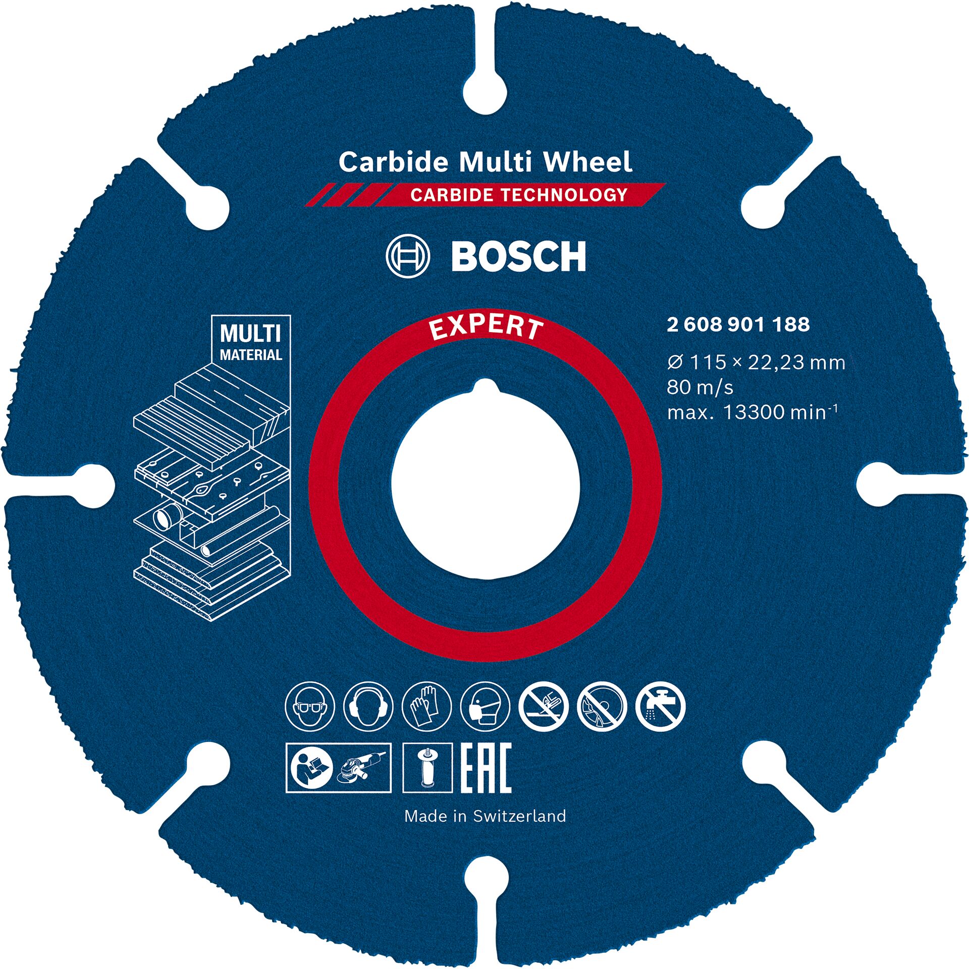 Bosch EXPERT Carbide Multiwheel 115x22.23mm