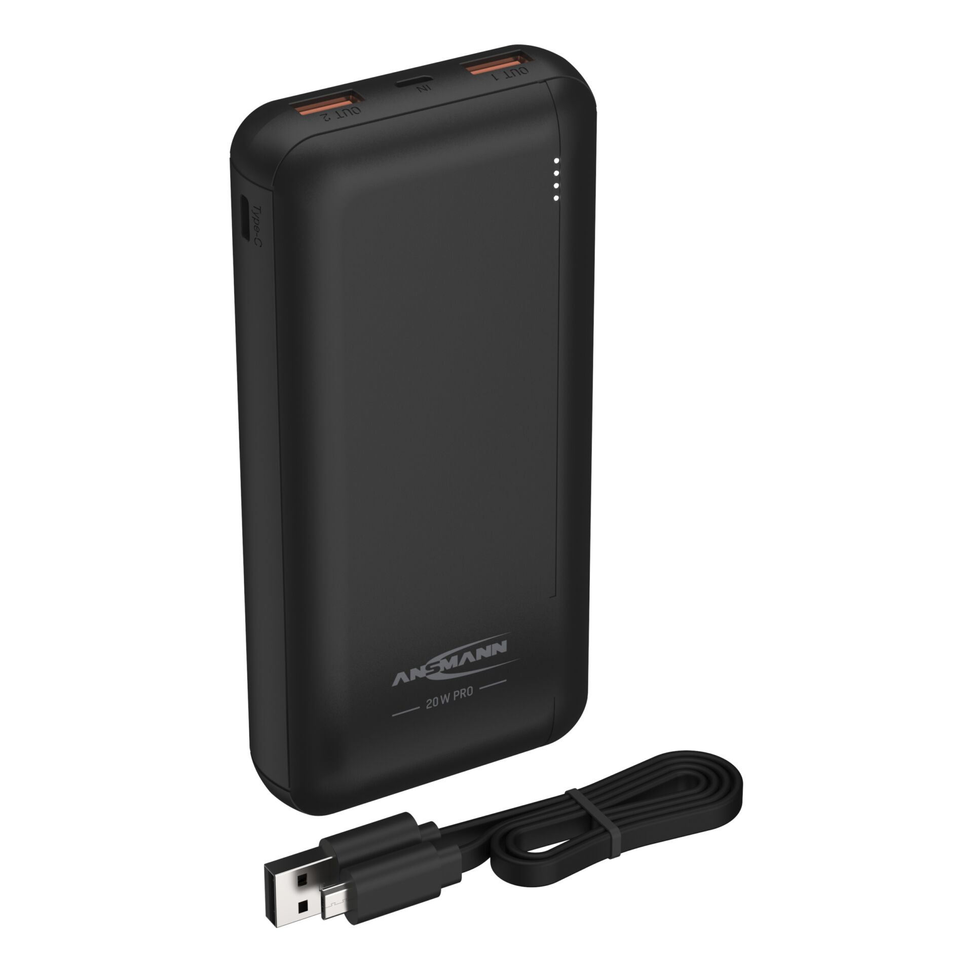 Ansmann Powerbank 20.000 mAh PB320PD USB-C Ein/Ausg.1700-014