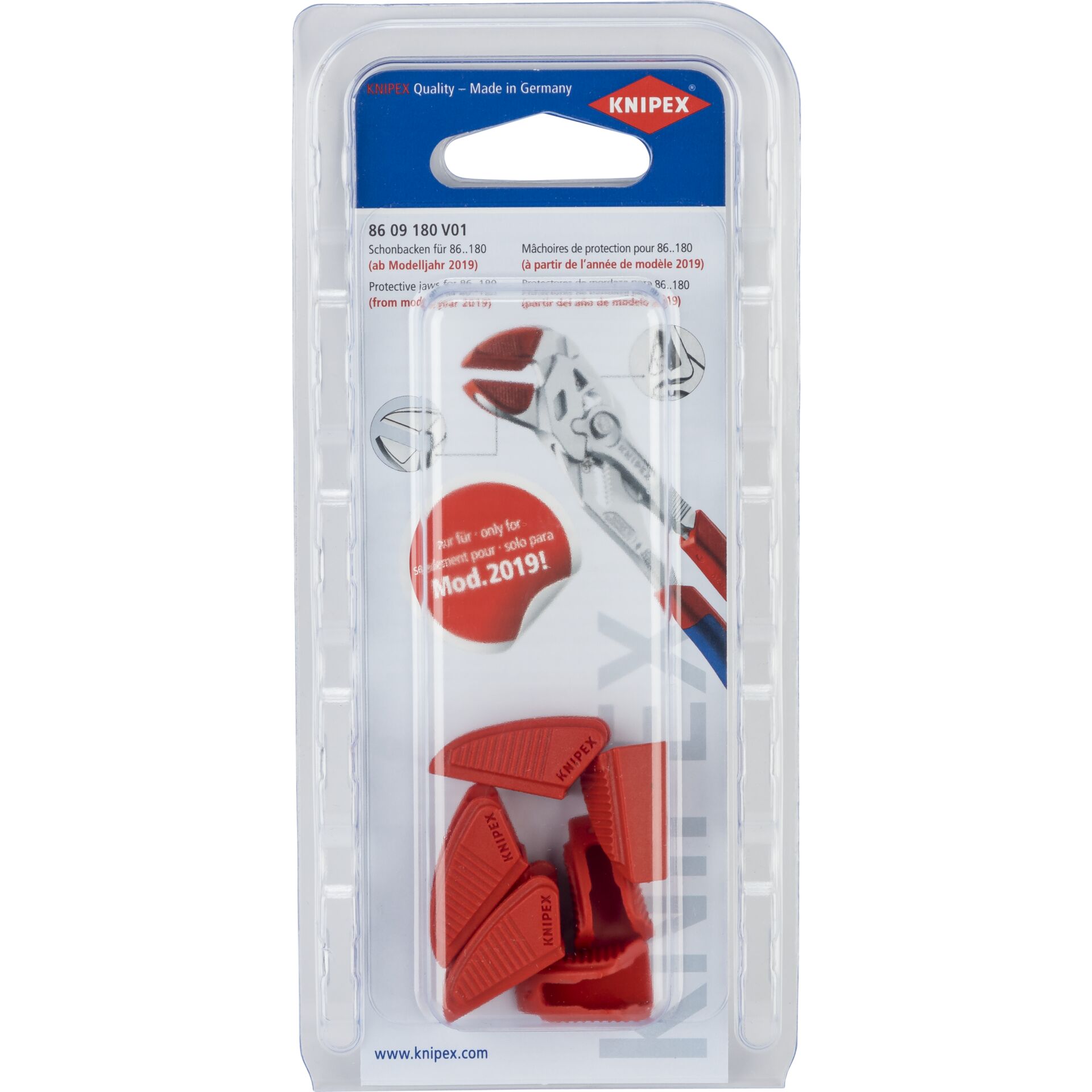 KNIPEX Protective Jaws 86 xx 180 (3 Pairs)