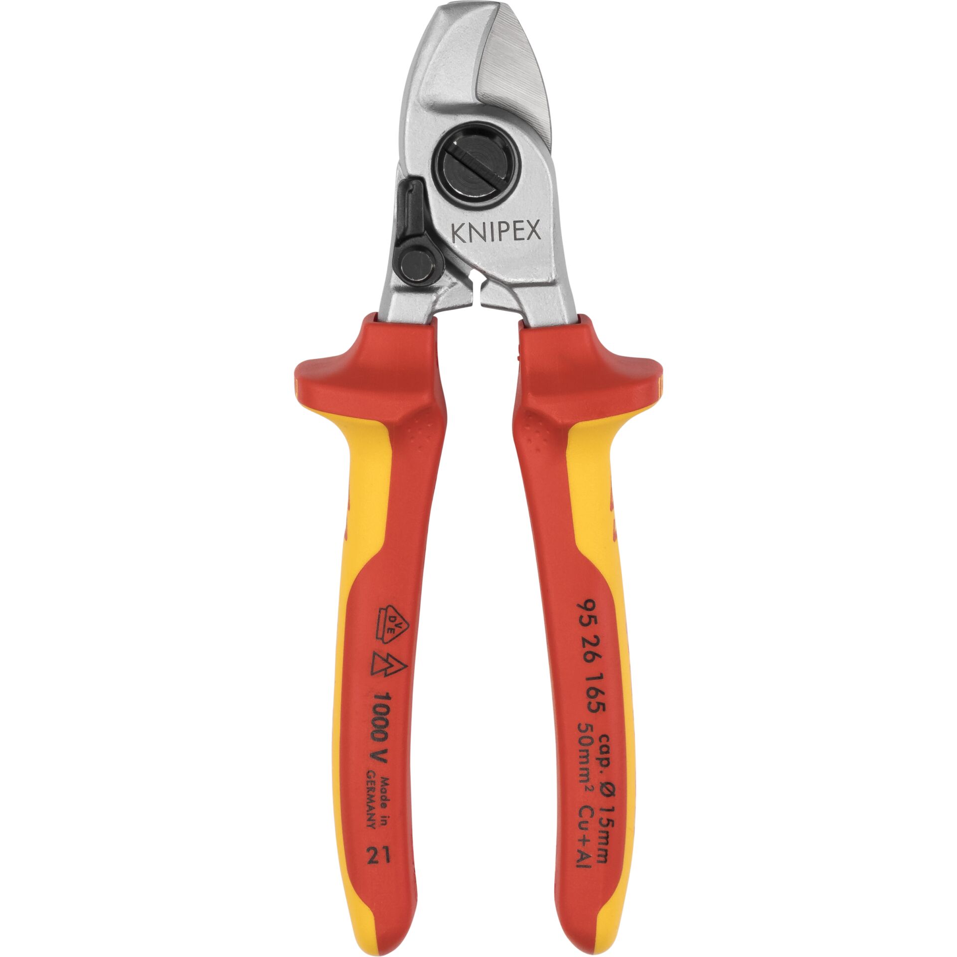 Knipex cesoia per cavi con molla di apertura isolamento