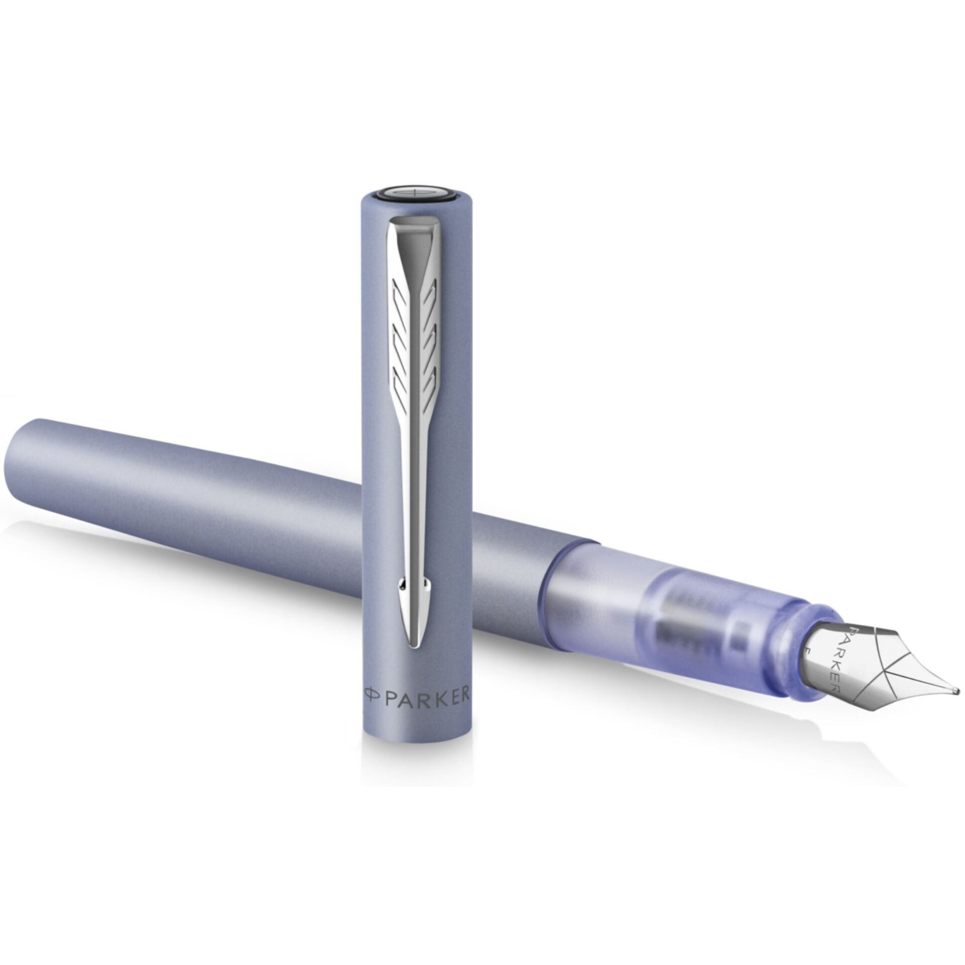 Parker Vector XL Metallic Silver Blue C.C. Roller Ball F