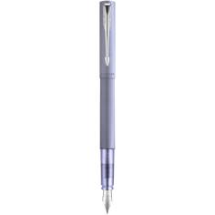 Parker Vector XL Metallic Silver Blue C.C. Roller Ball F 2