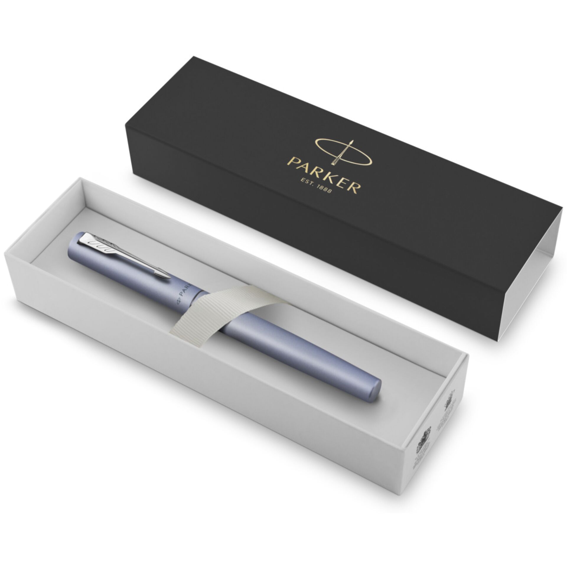 Parker Vector XL Metallic Silver Blue C.C. Roller Ball F