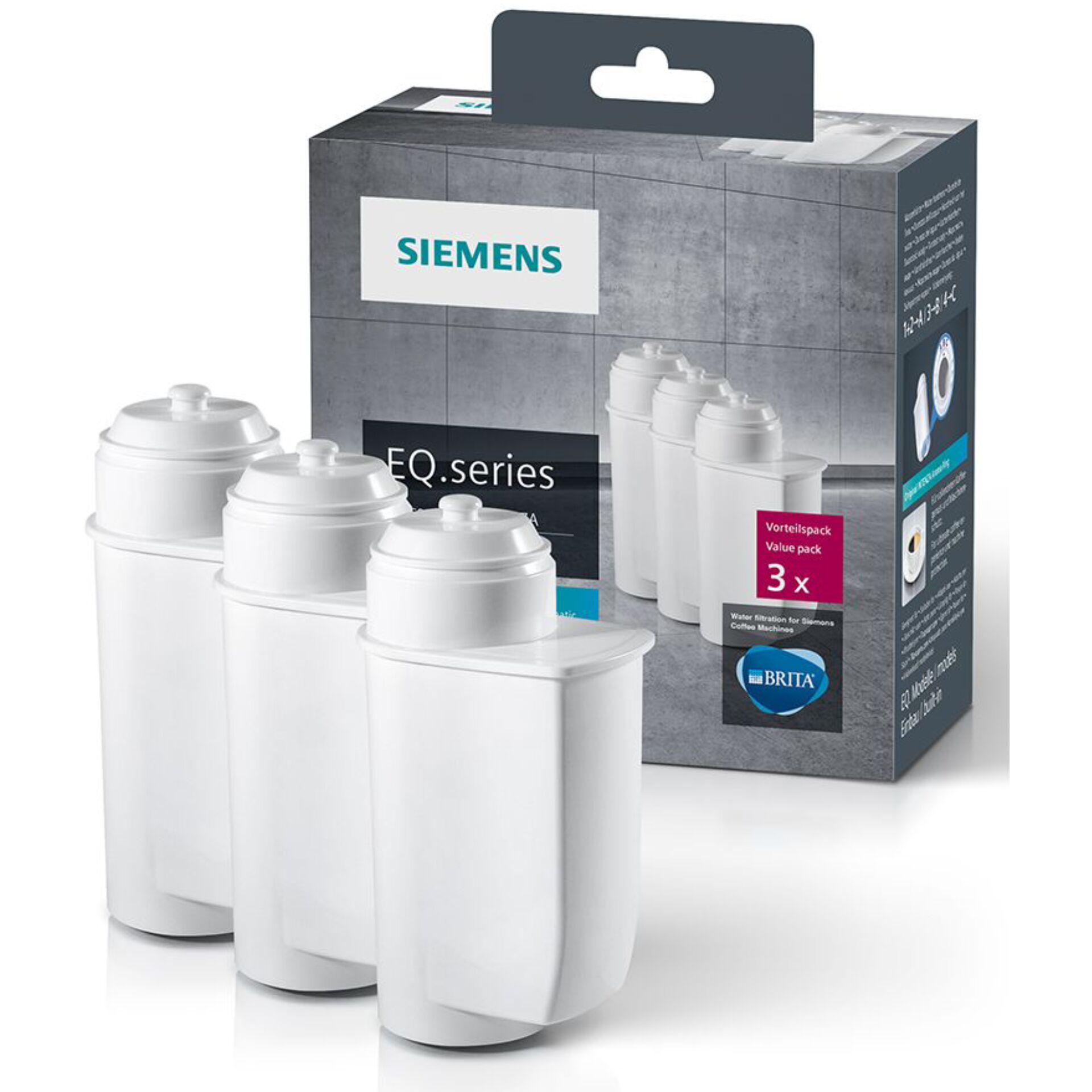 Siemens TZ 70033 A Waterfilter Cartridges 3-Pack