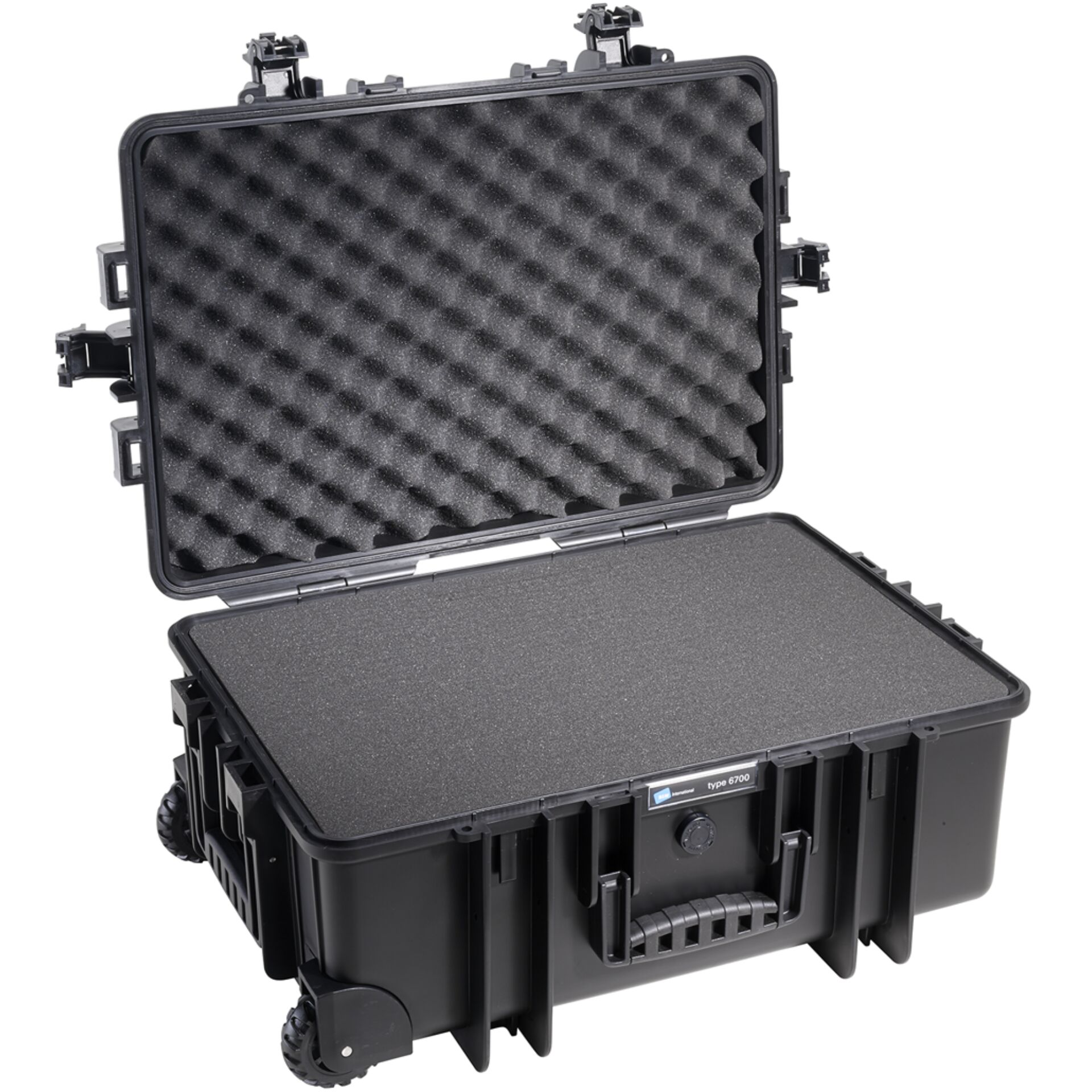 B&W Outdoor Case 6700 with pre-cut foam (SI) black