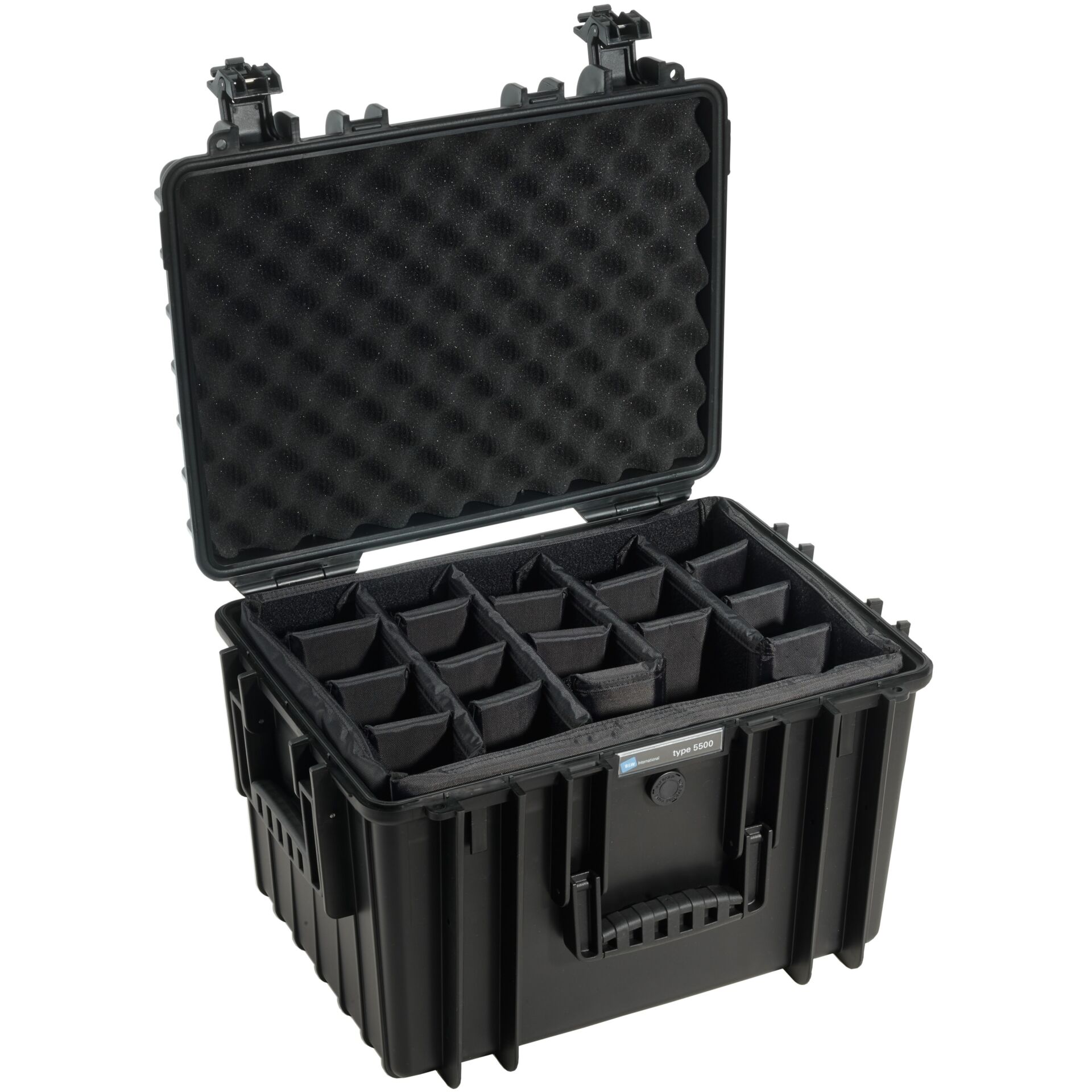B&W Outdoor Case 5500 incl. divider system black