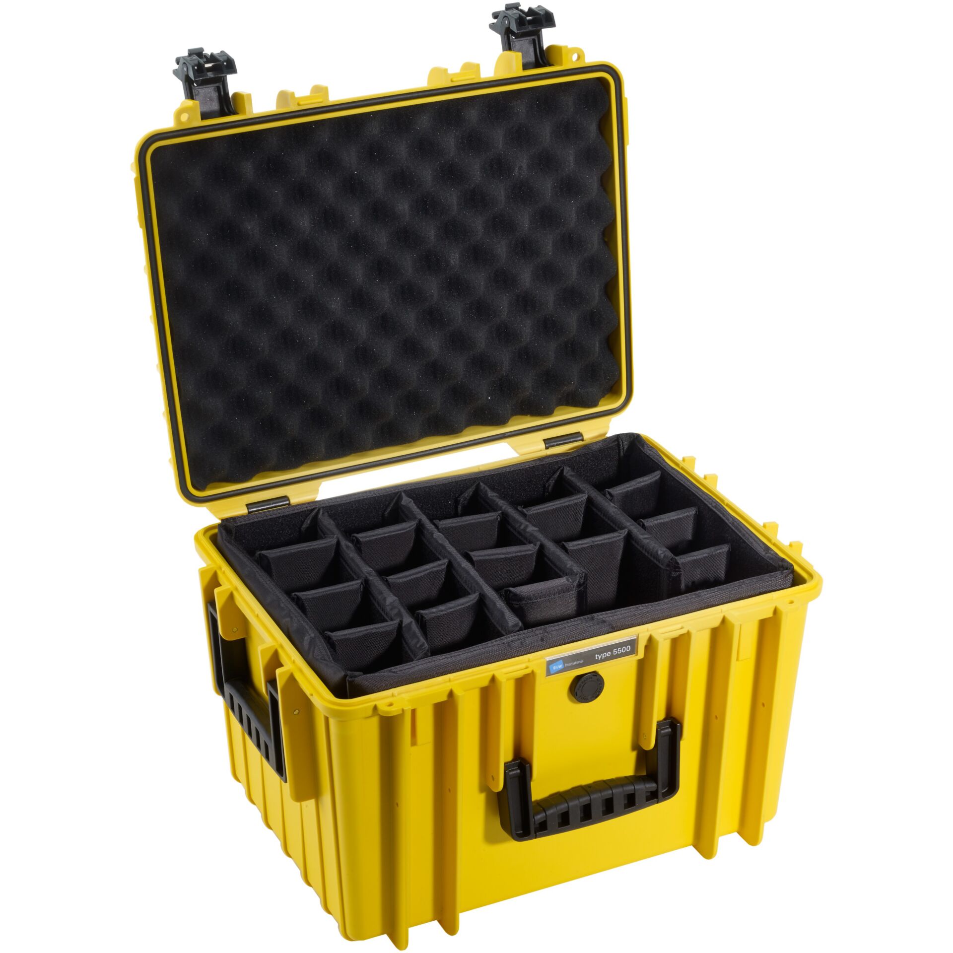 B&W Outdoor Case 5500 incl. divider system yellow