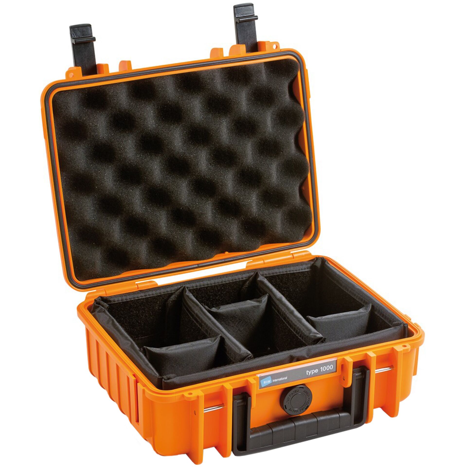 B&W Outdoor Case 1000 incl. divider system orange