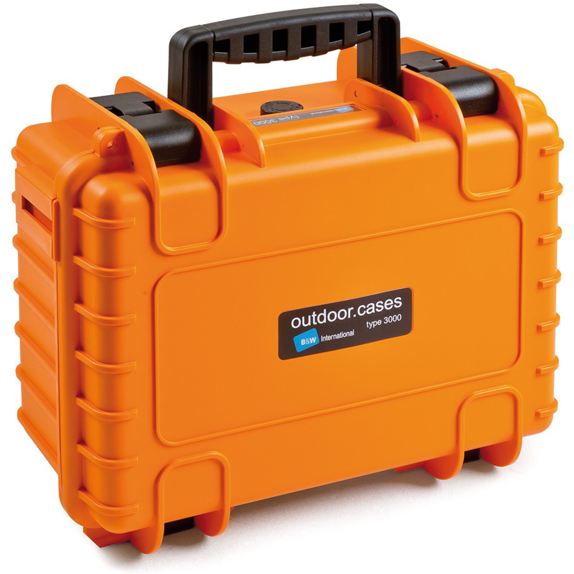 B&W Outdoor Case 3000 with pre-cut foam (SI) orange