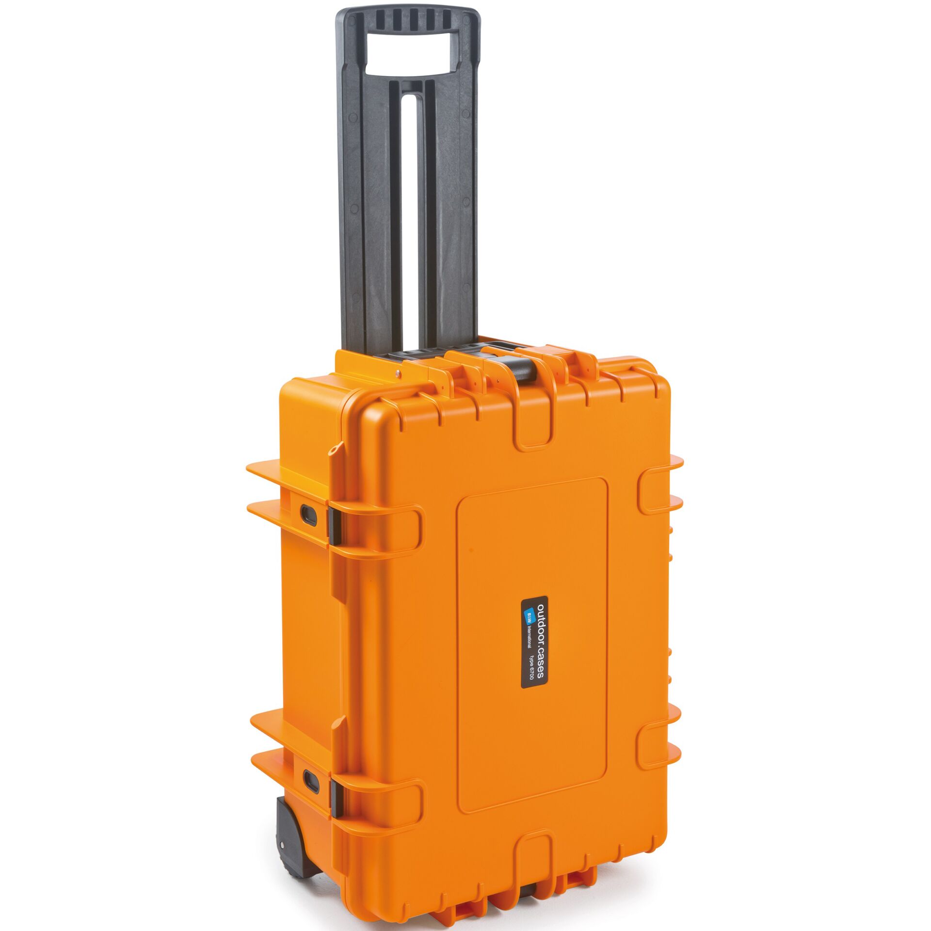 B&W Outdoor Case 6700 with pre-cut foam (SI) orange
