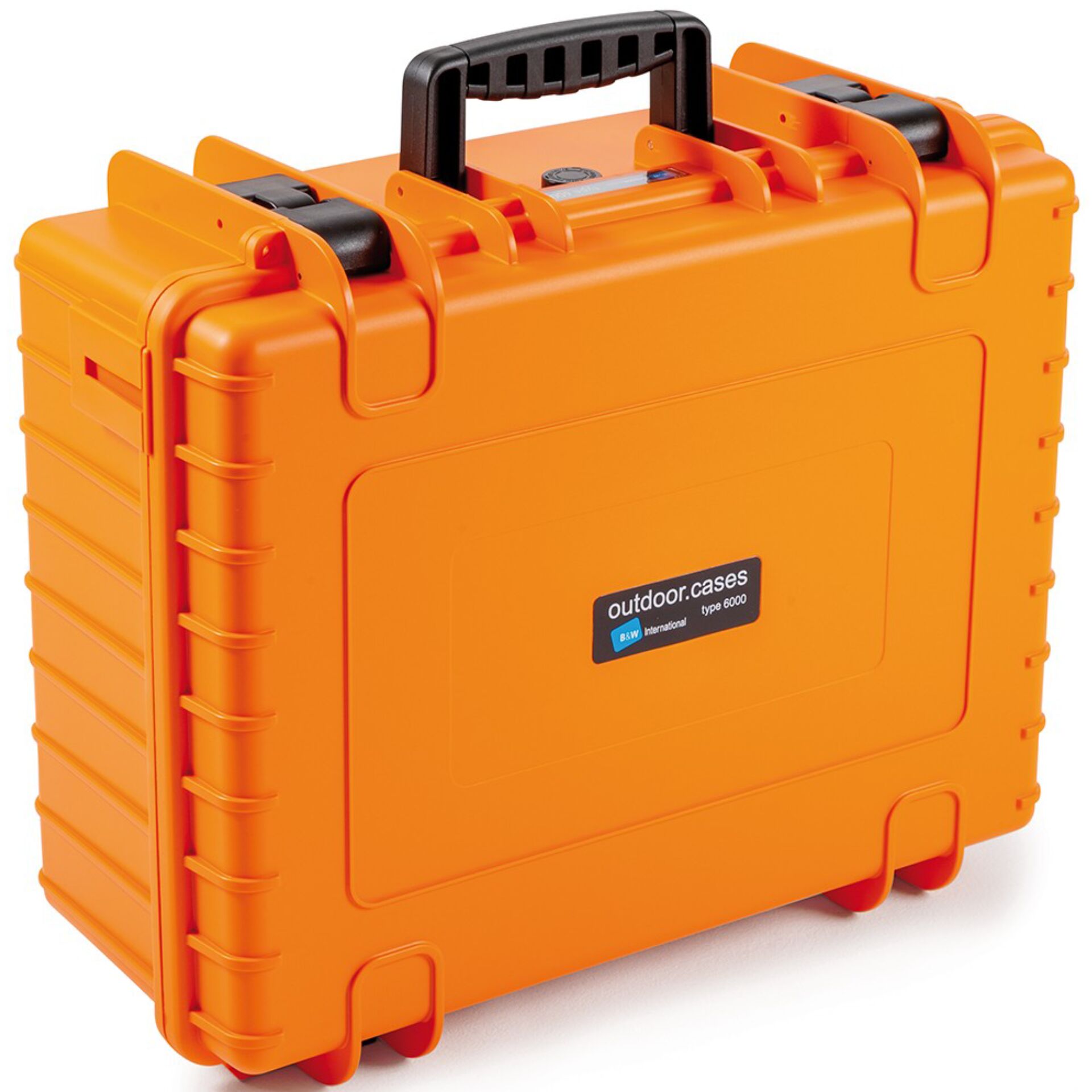 B&W Outdoor Case 6000 with pre-cut foam (SI) orange