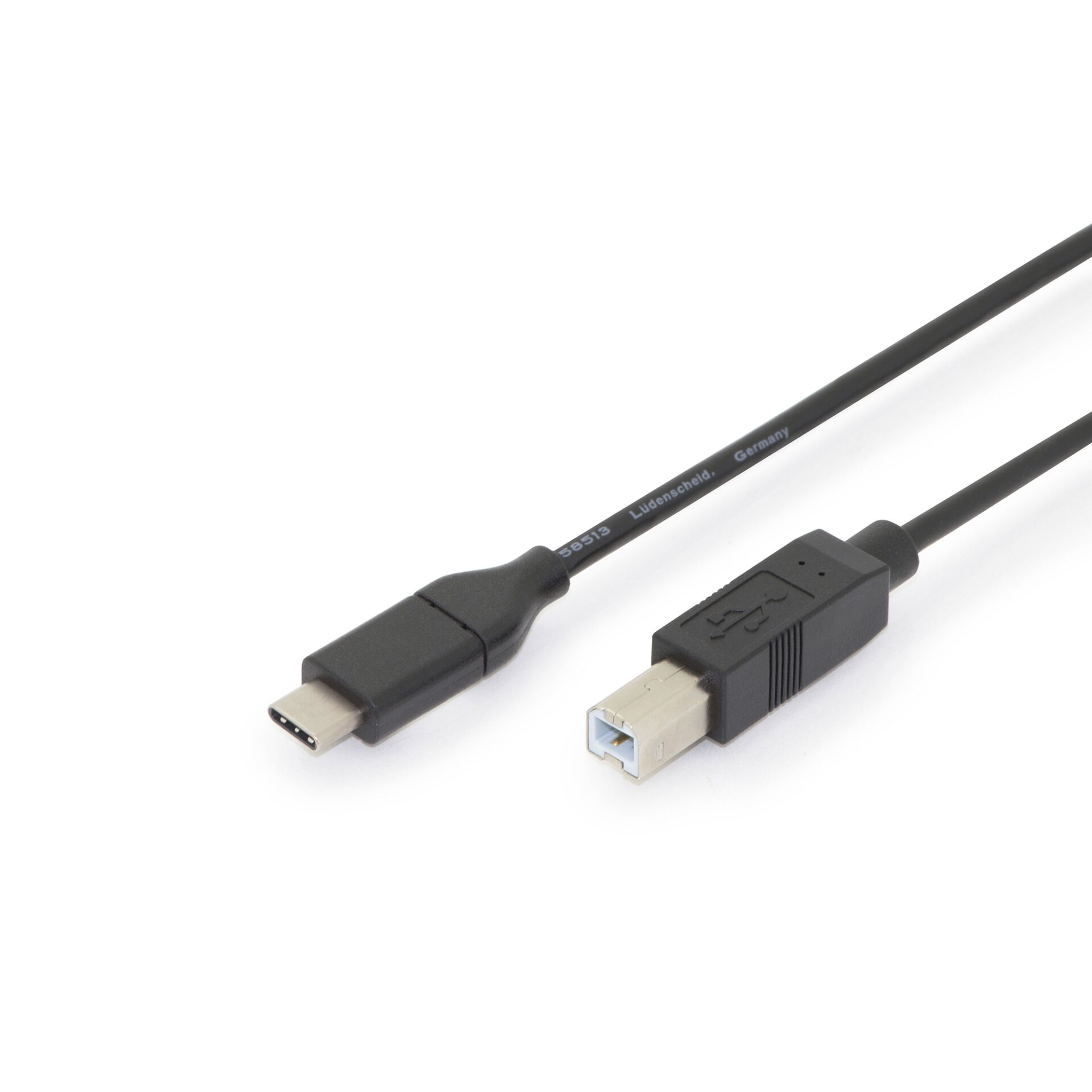 DIGITUS USB Type-C Cable Type-C to B