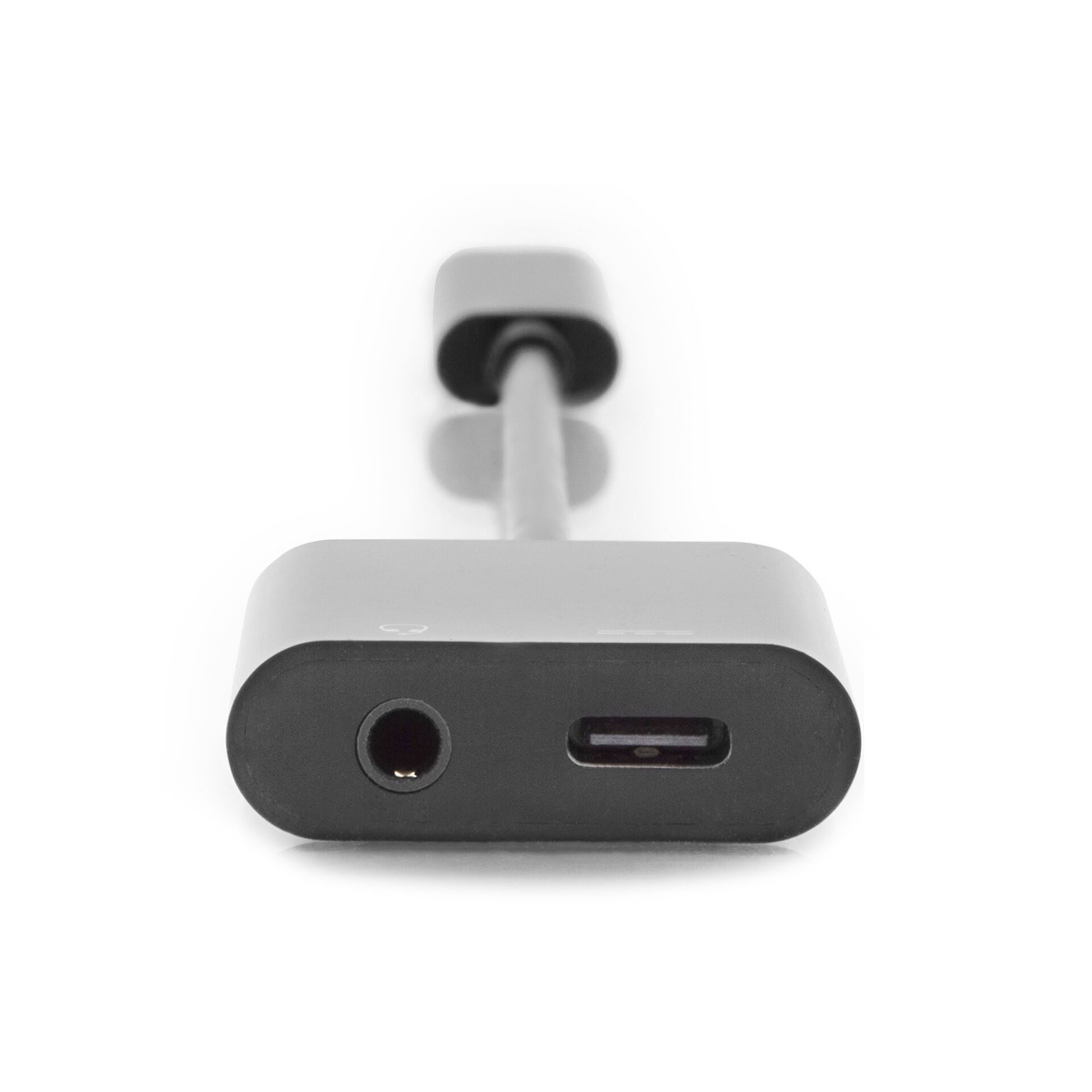 DIGITUS USB Type-C Adapter Type-C to USB--C + 3.5mm Jack