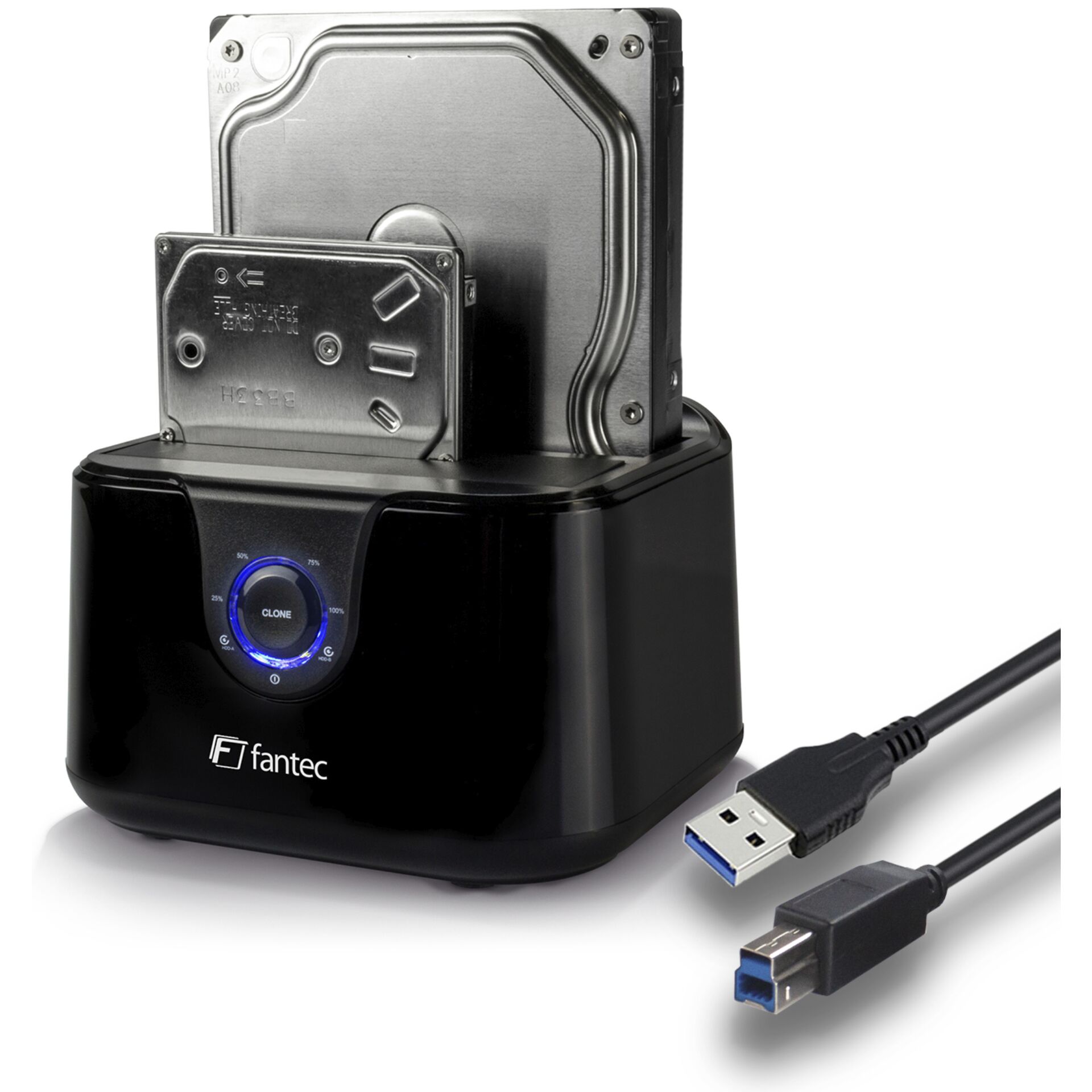 Fantec DS-X2U3-Glanz USB 3.0 Docking Station