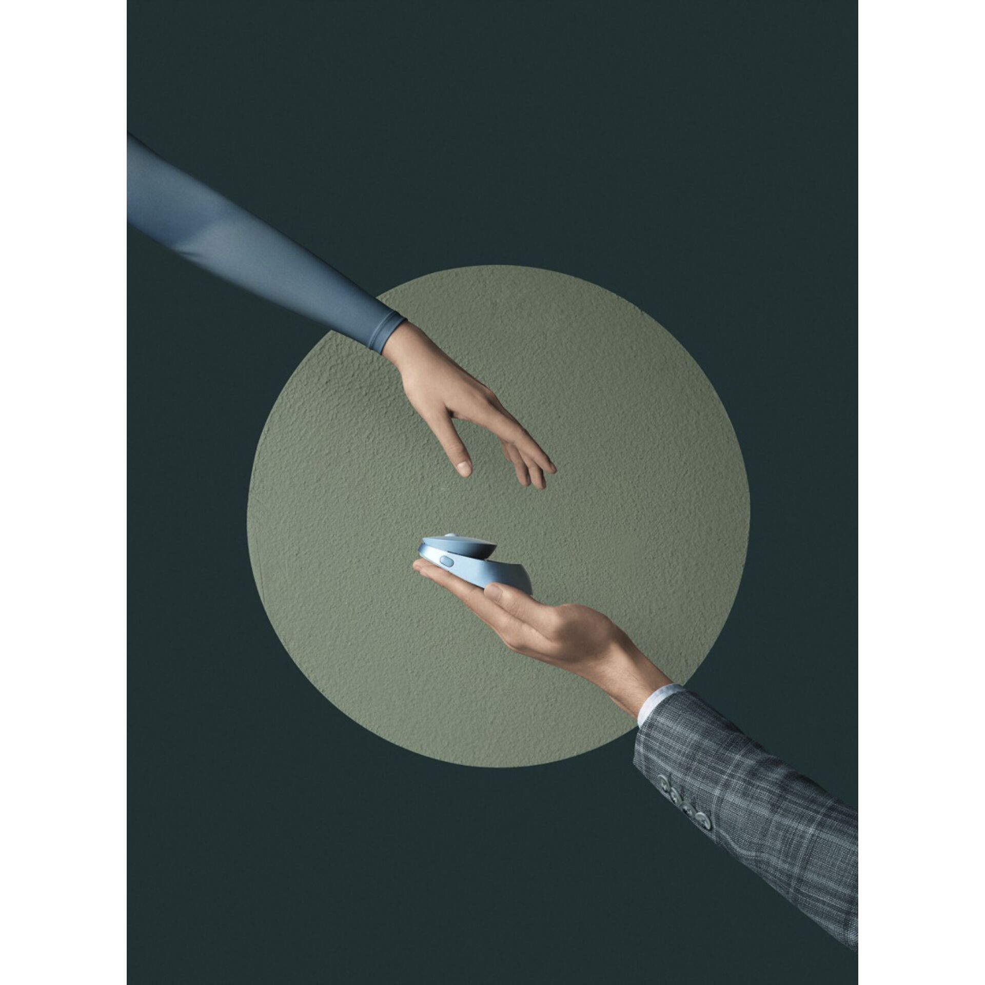 Rapoo Ralemo Air 1 Blau lautlose Multimodus Maus