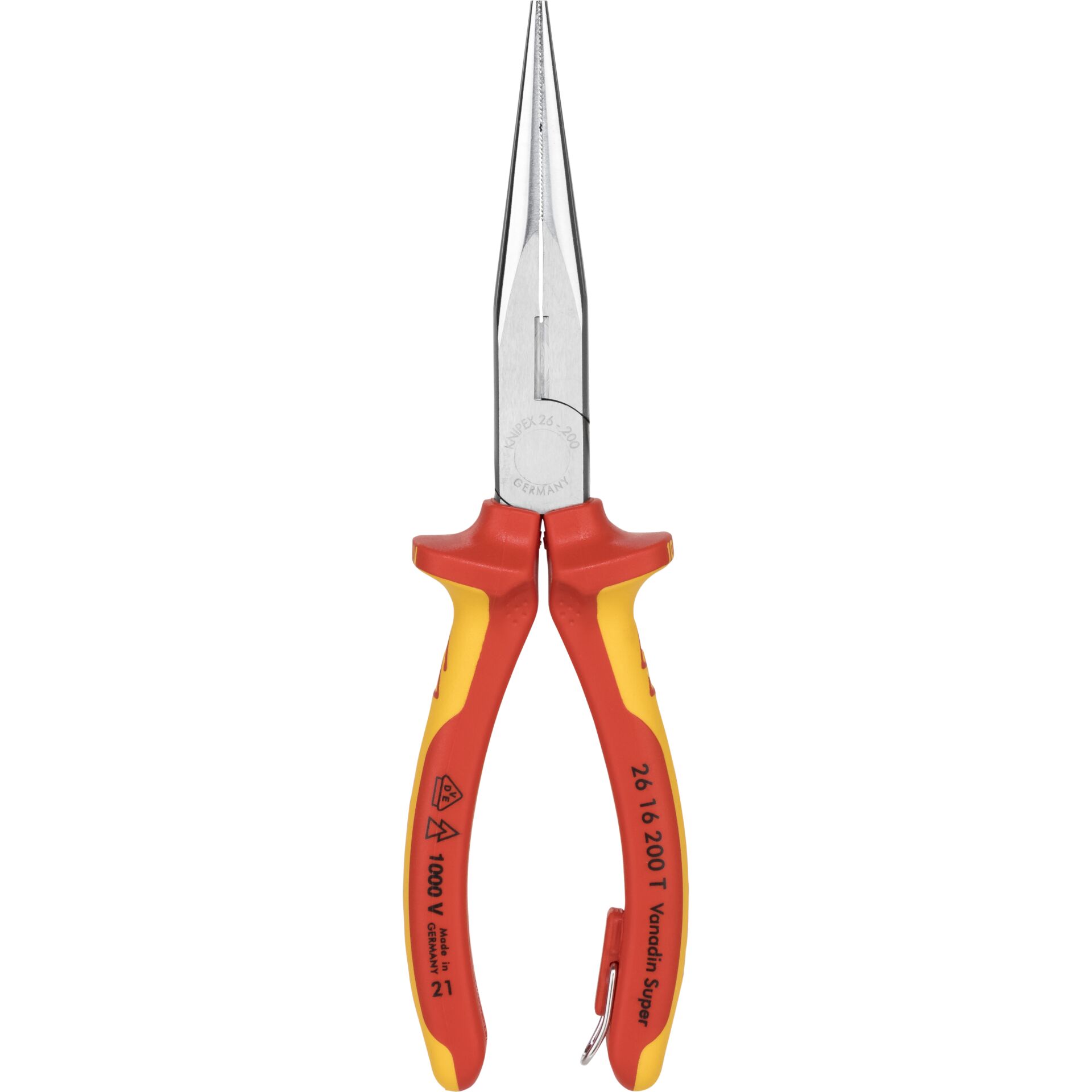 KNIPEX pinza per mecc. becchi mezzotondi con tronchese