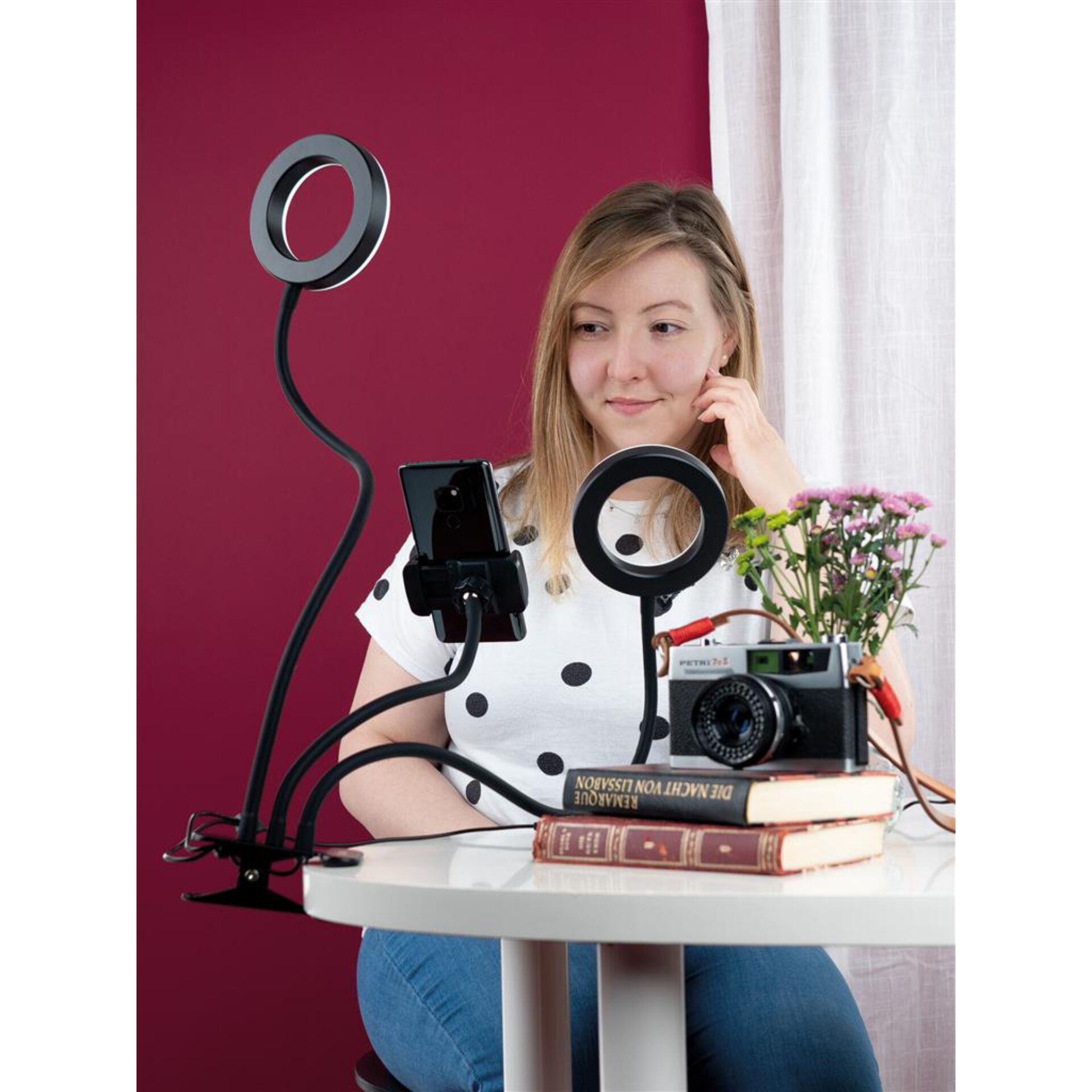 Dörr SLR-12 Bi-color LED Selfie Ring Light