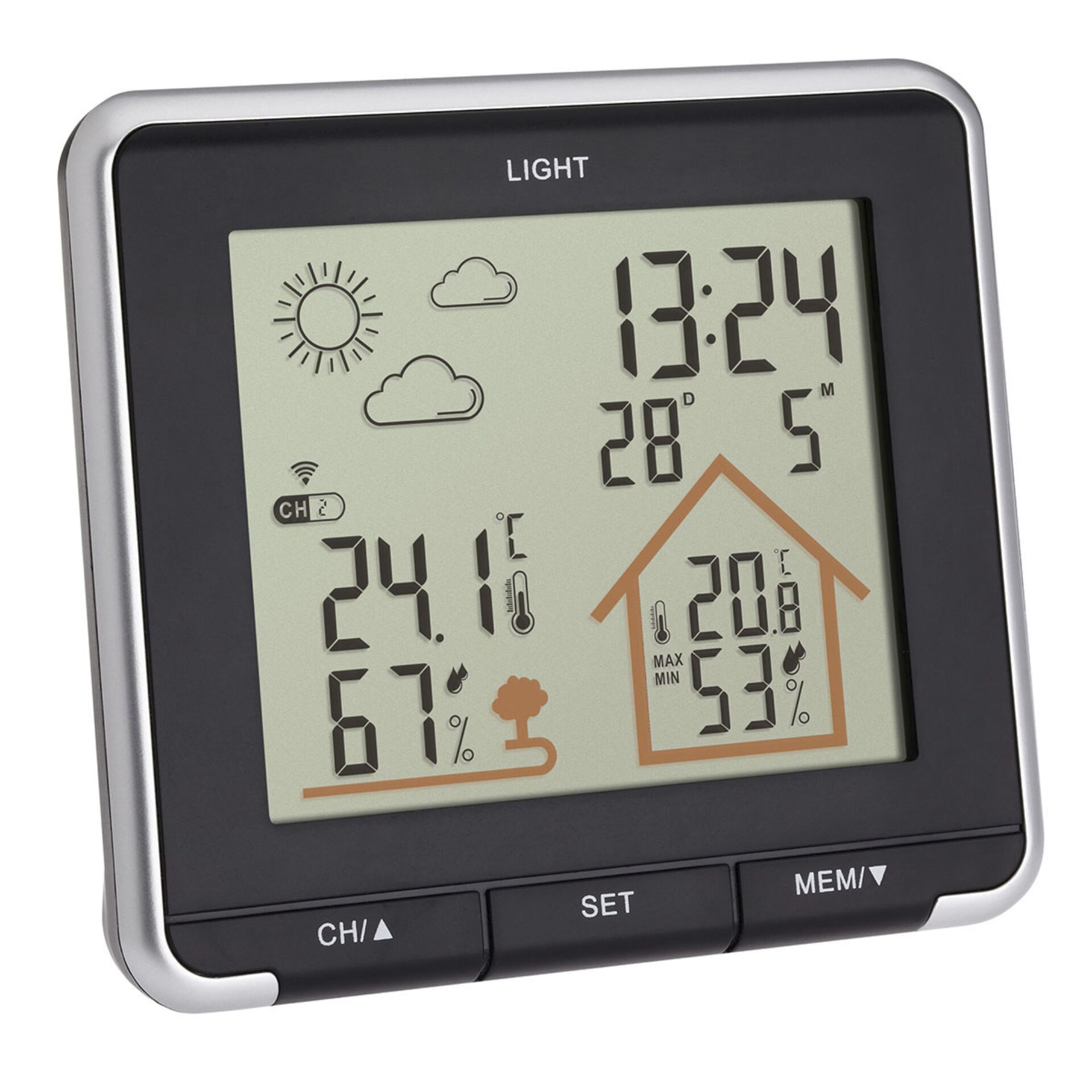 TFA 35.1153.01 LIFE Stazione meteorologica radio