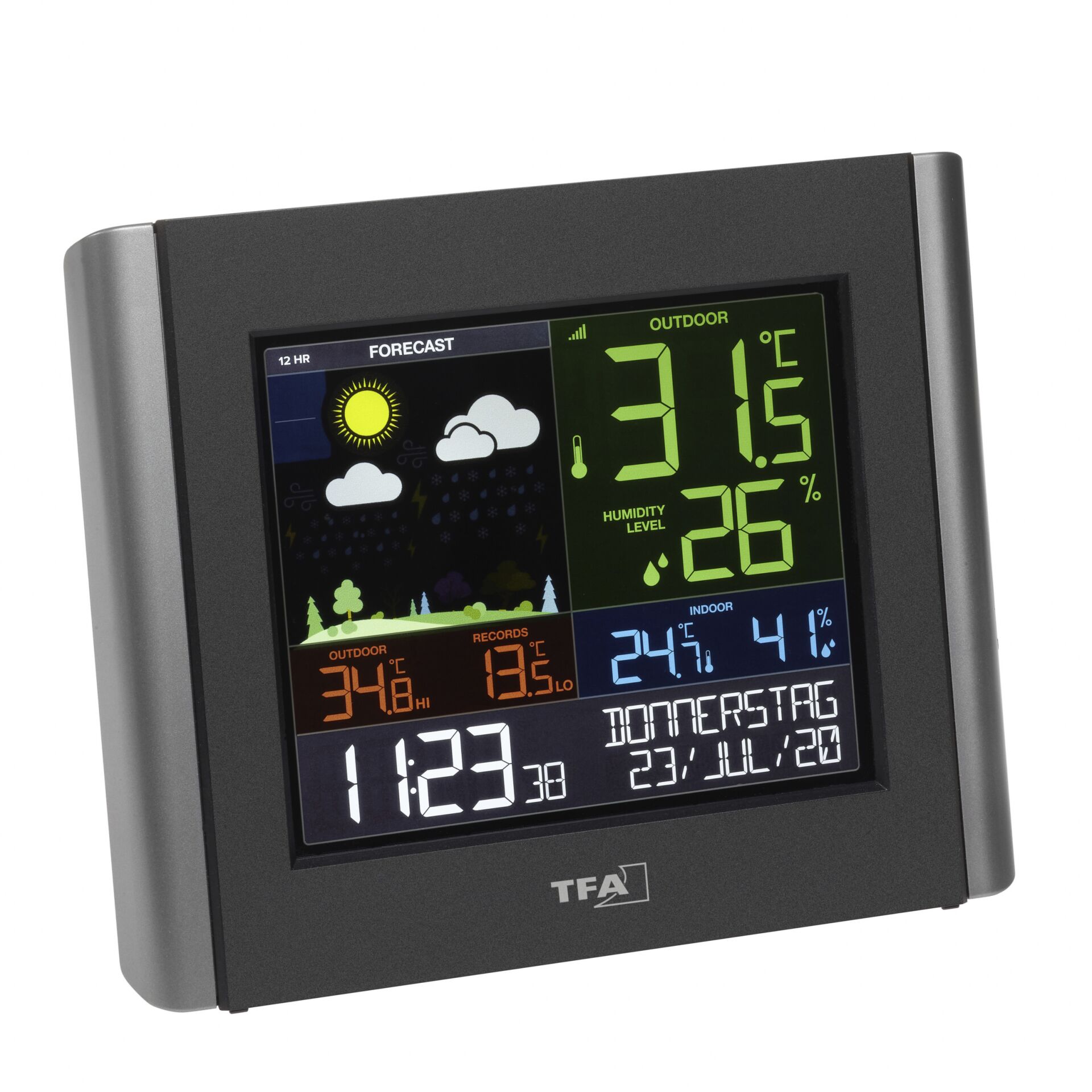 TFA 35.8000.01 VIEW METEO WLAN Radio Weather Station