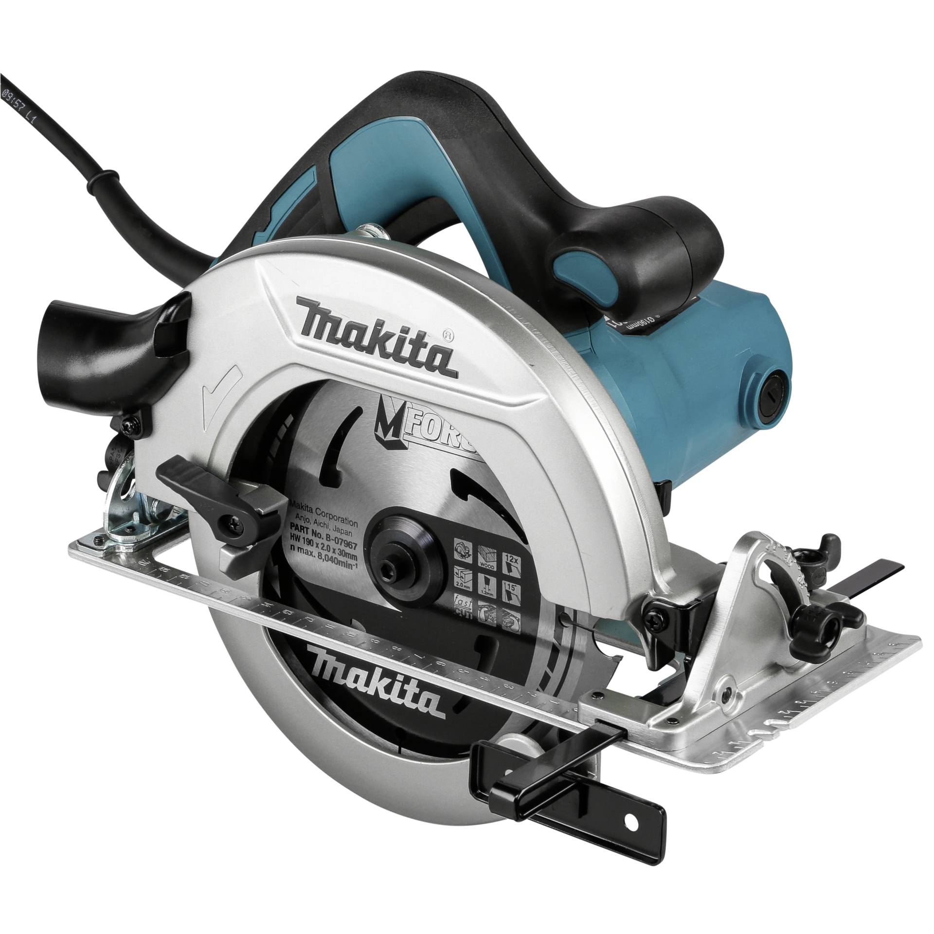 Makita HS7611J Mini sega circolare im Makpac