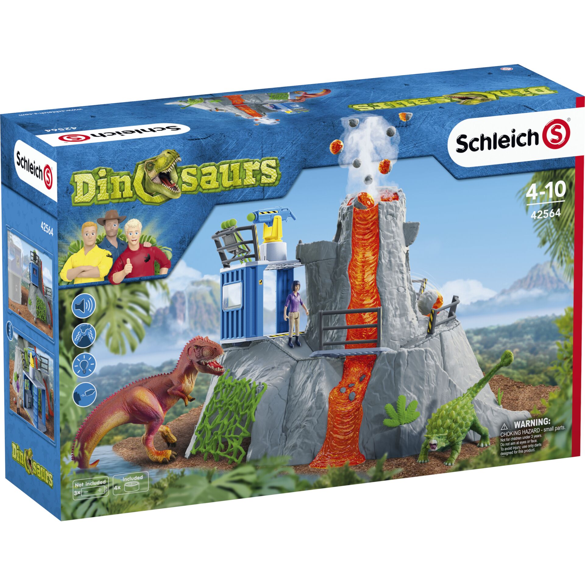 Schleich Dinosaurs         42564 The Large Volcano Expeditio