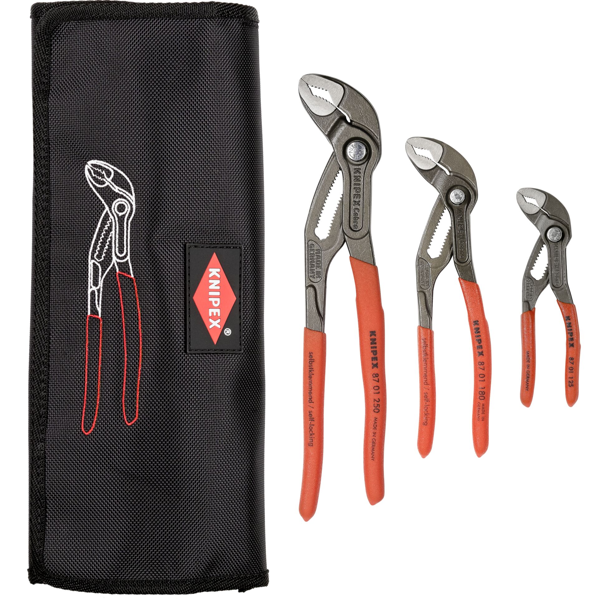 KNIPEX Cobra set, 3 pezzi