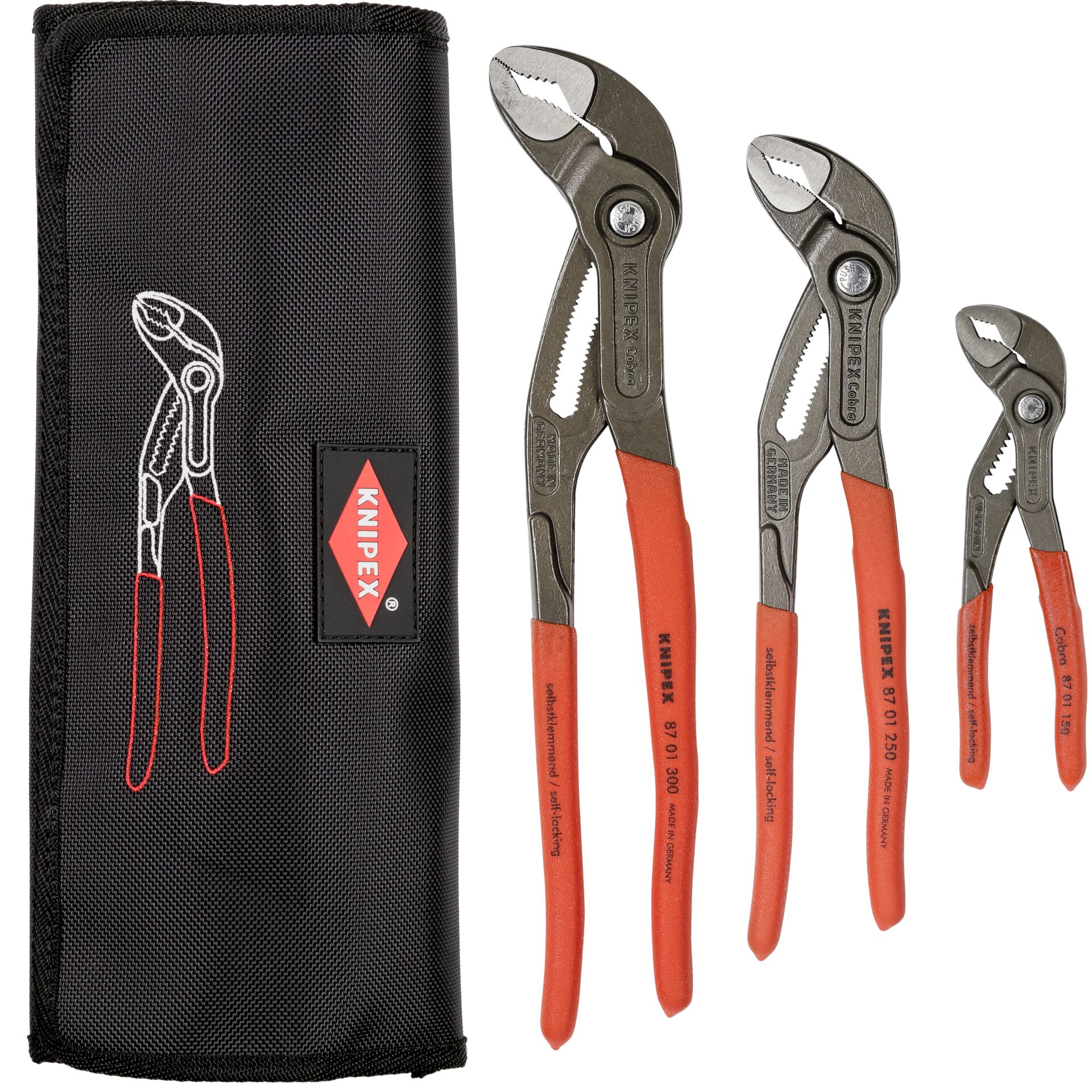 KNIPEX Cobra Set, 3 pezzi