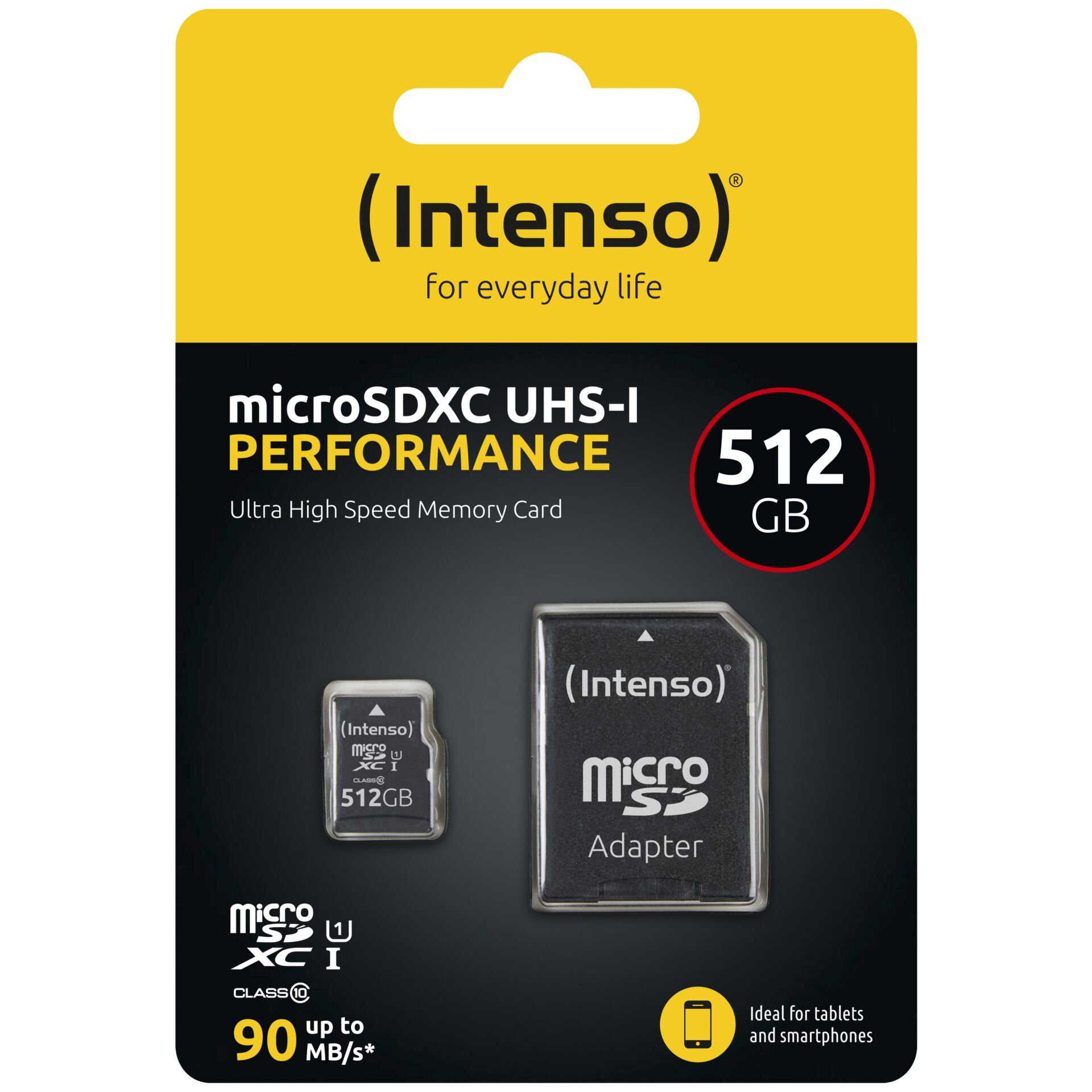 Intenso microSDXC          512GB Class 10 UHS-I U1 Performan