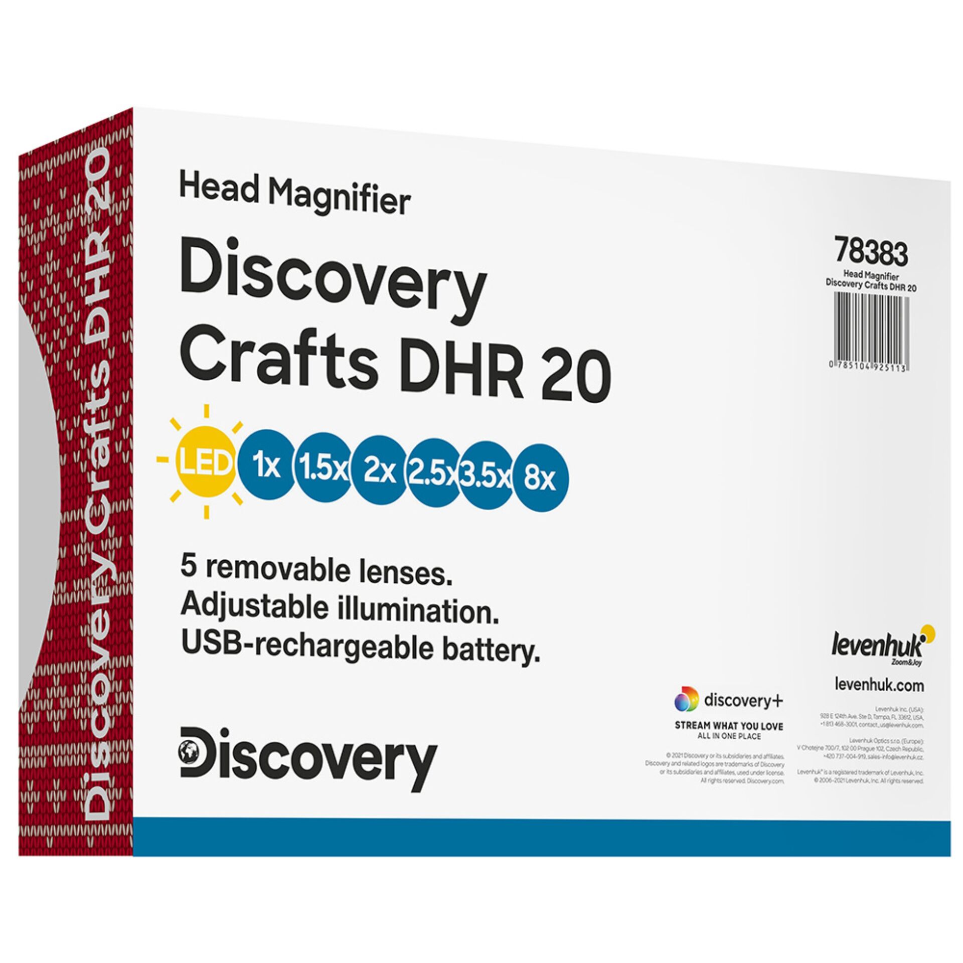 Discovery Crafts DHR 20 Head Magnifier rechargeable