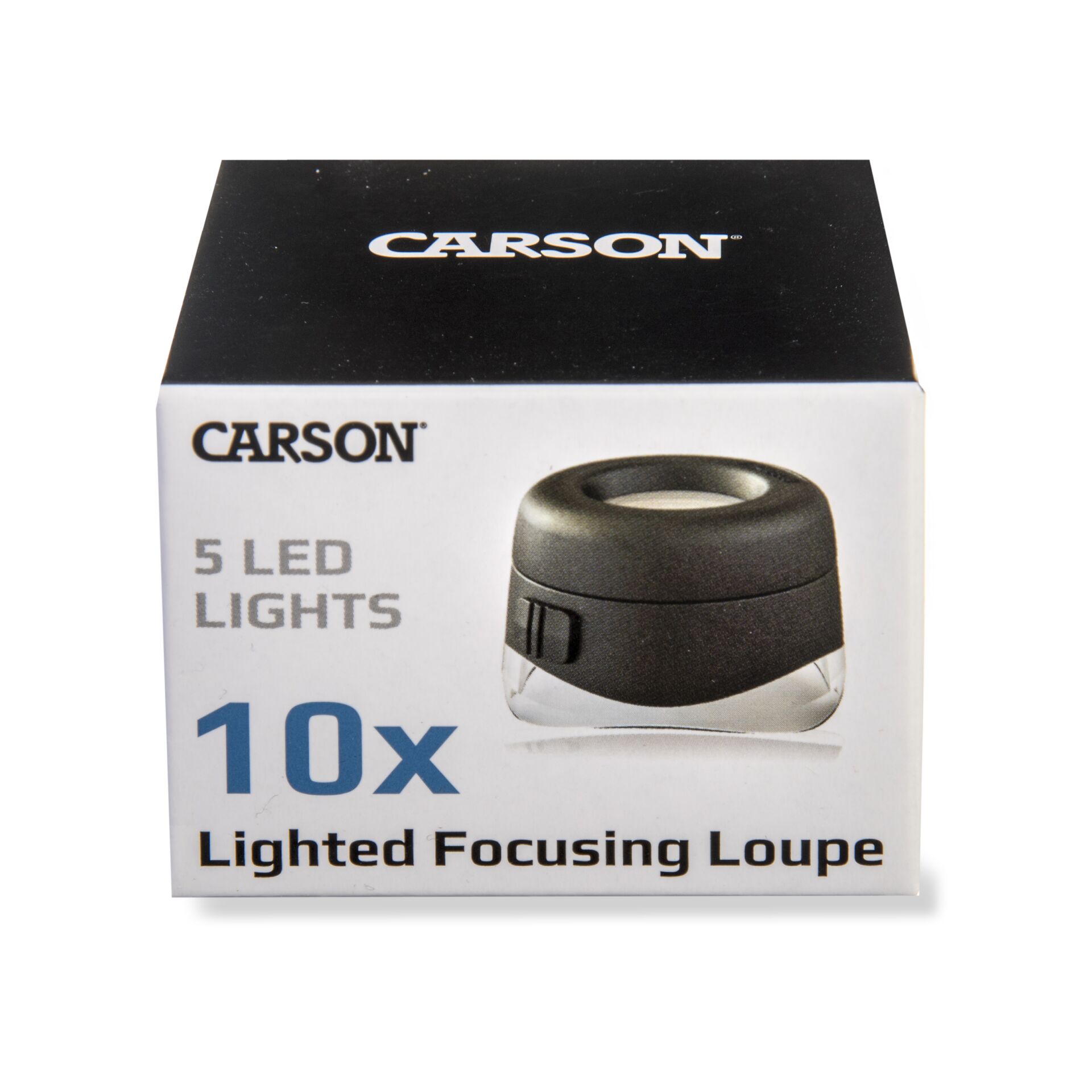 Carson LH-50 VersalLoupe LED 10x fokussierbare Lupe
