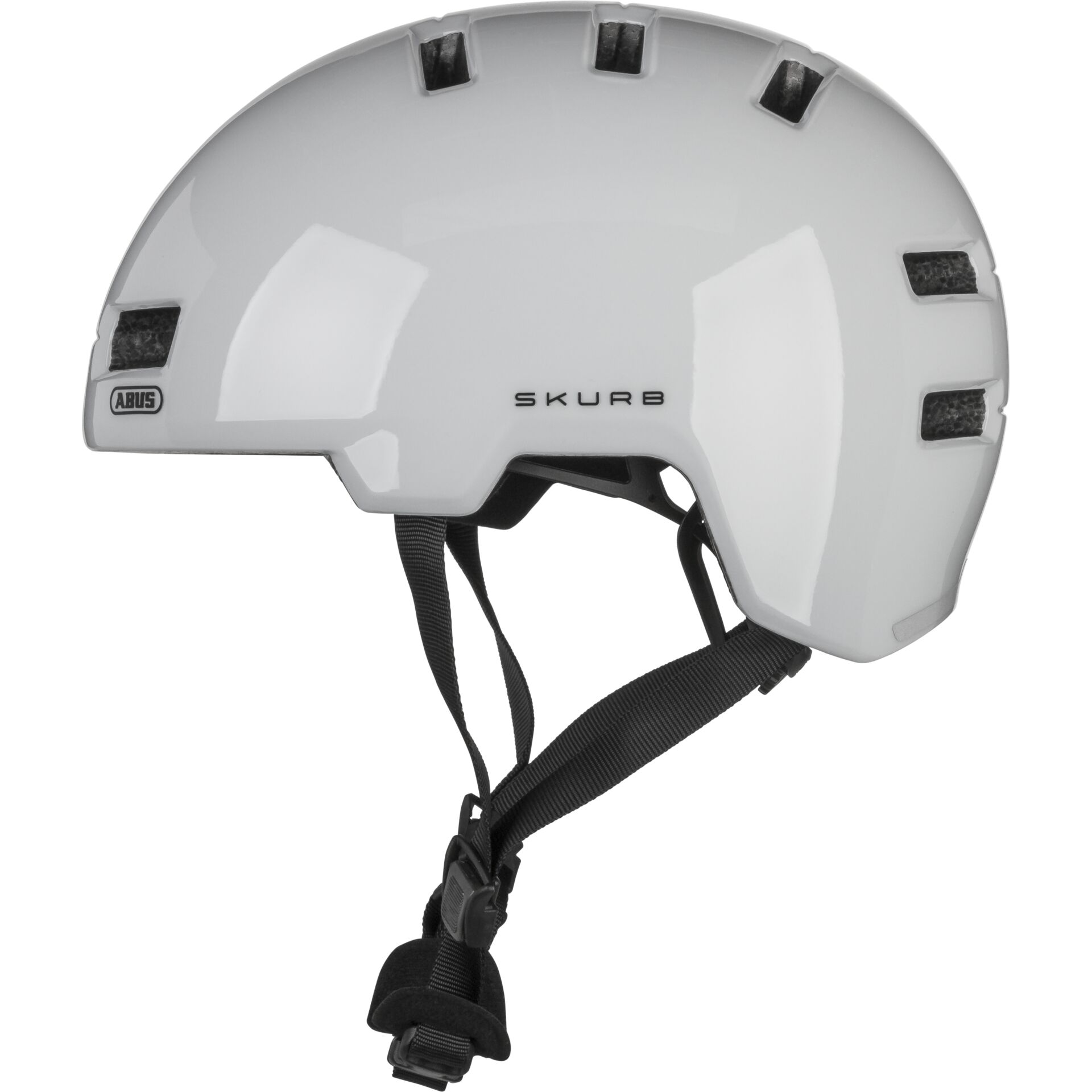 ABUS Skurb pearl white size L