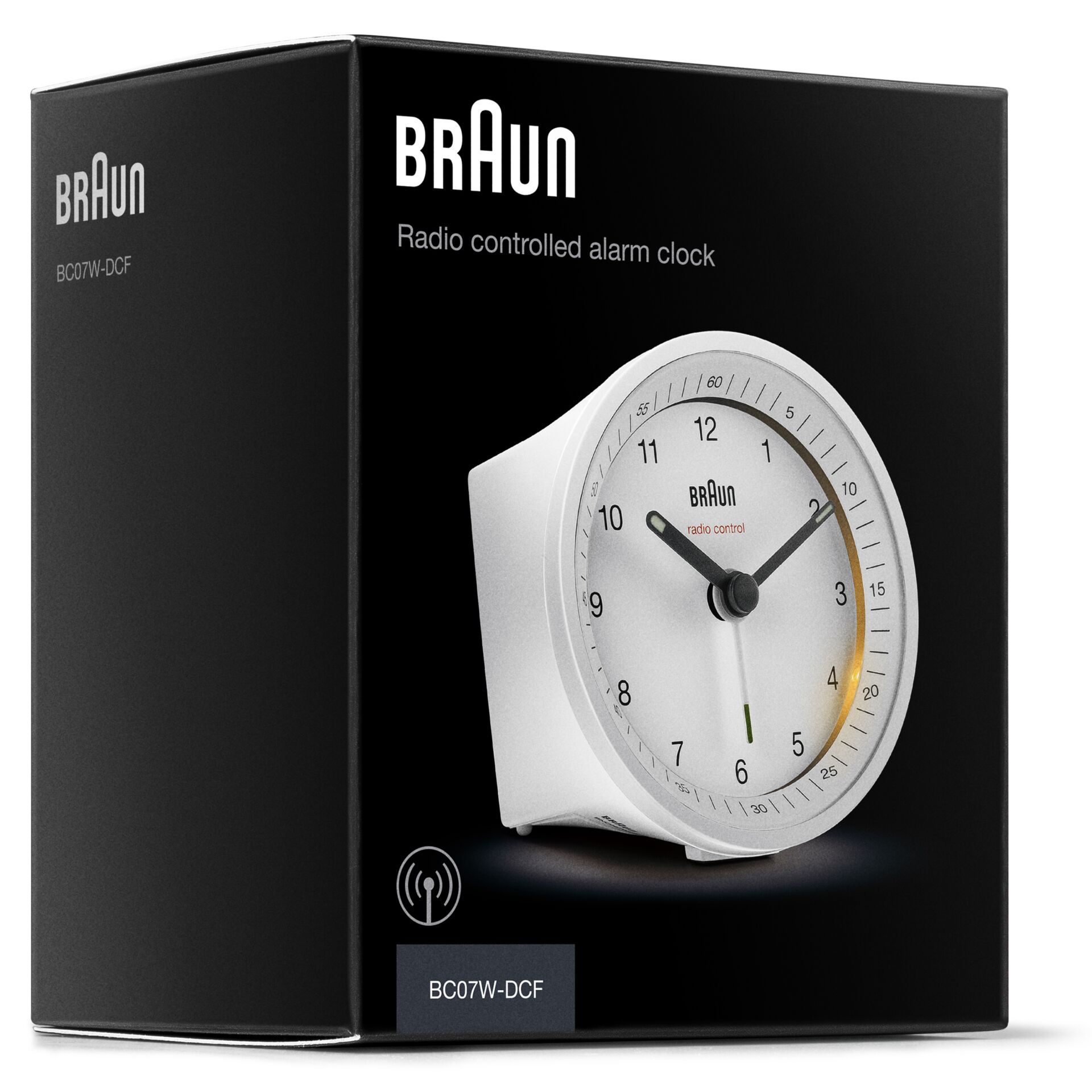 Braun BC 07 W-DCF Sveglia radiocontrollata bian.