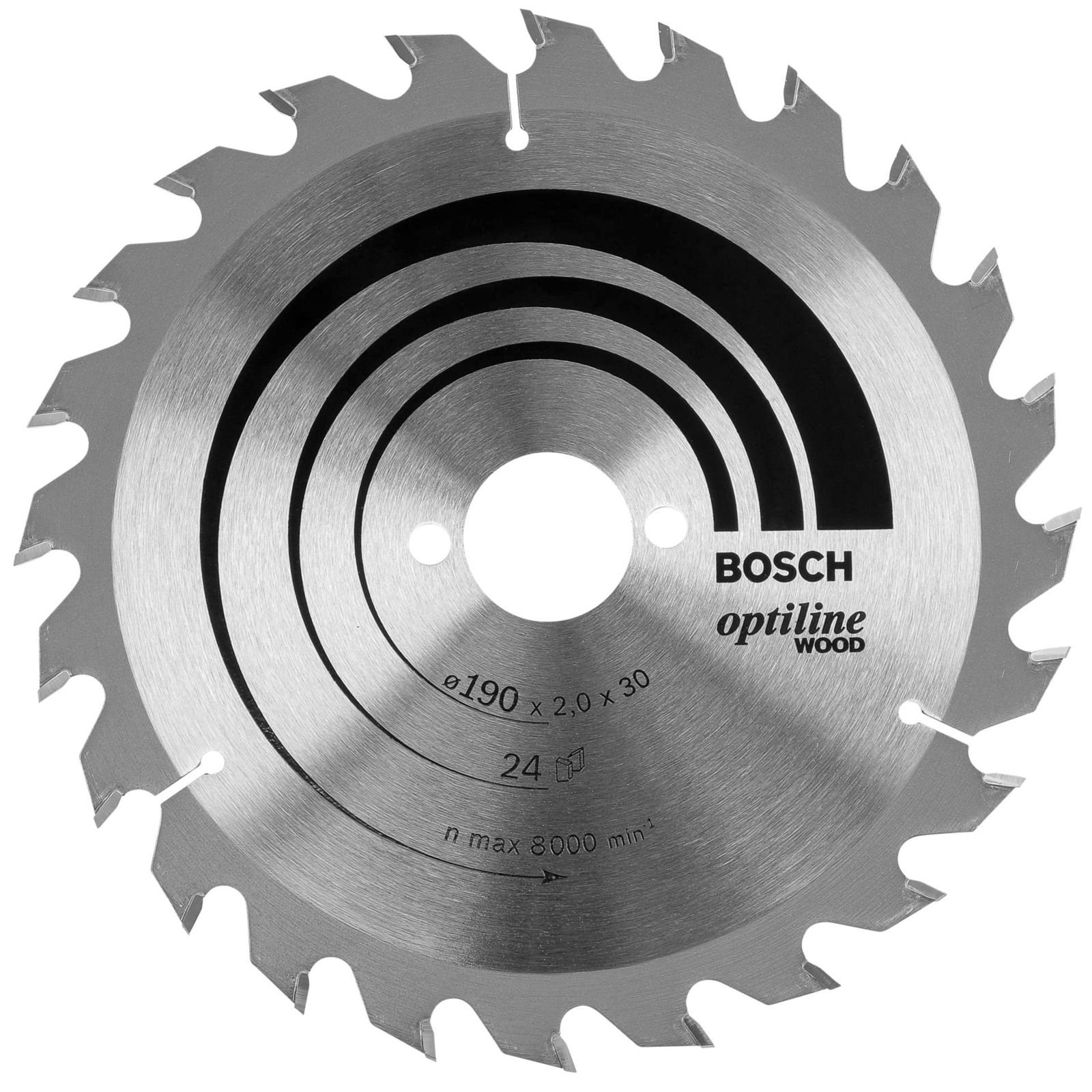 Bosch Optiline Wood 190x30-24 Lama per sega circolare
