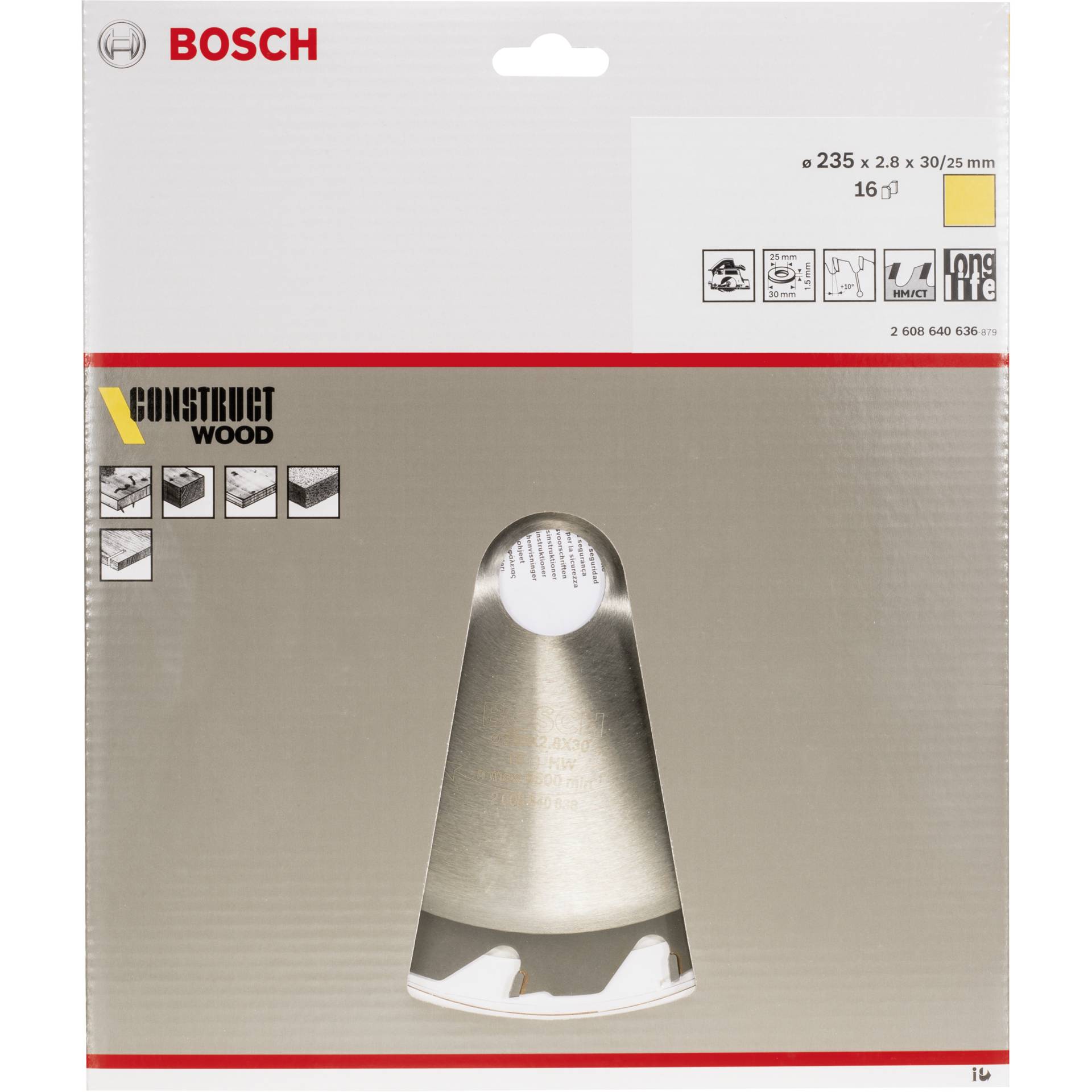 Bosch lama per sega circolare CW WO H 235x30-16