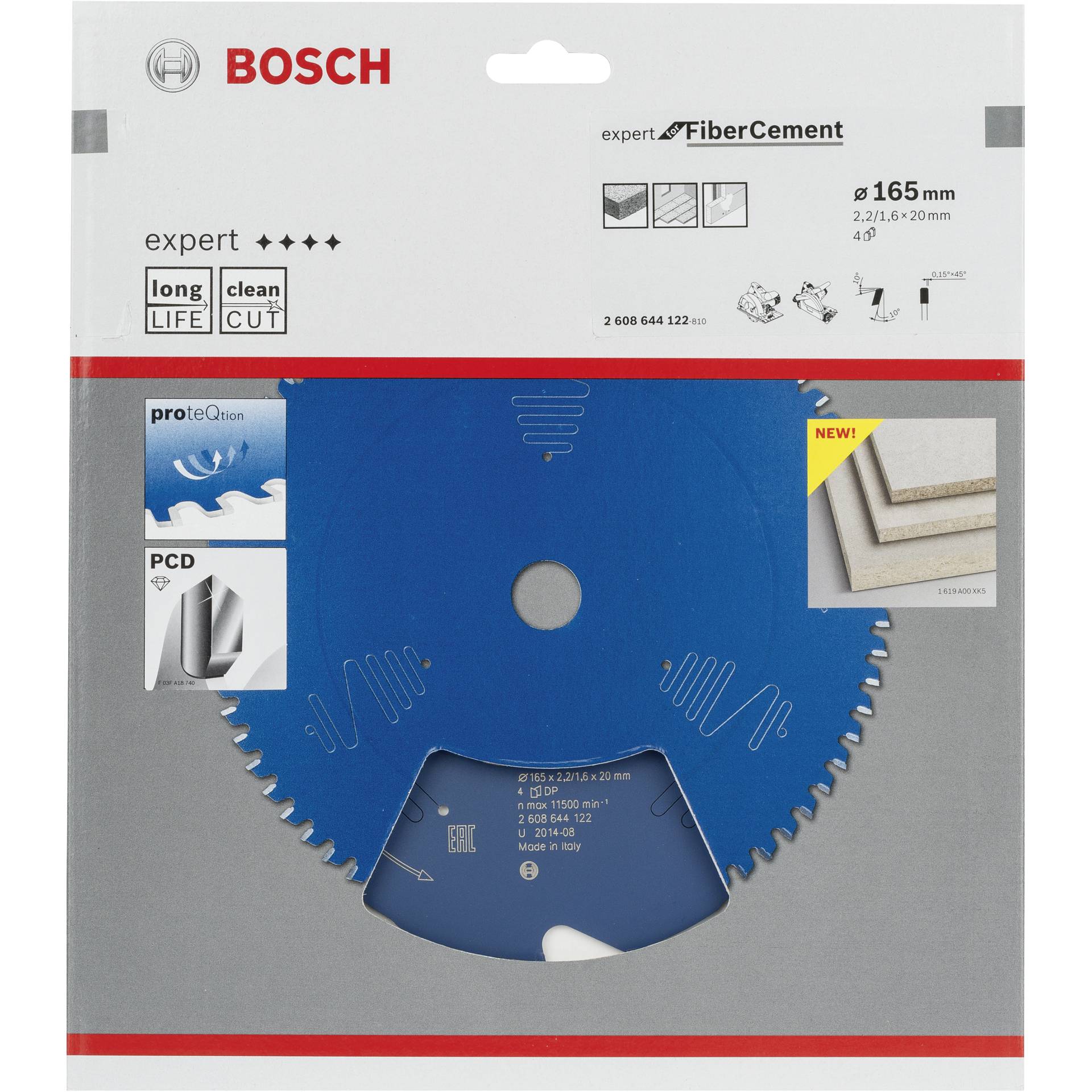 Bosch lama per sega circolare EX FC H 165x20-4